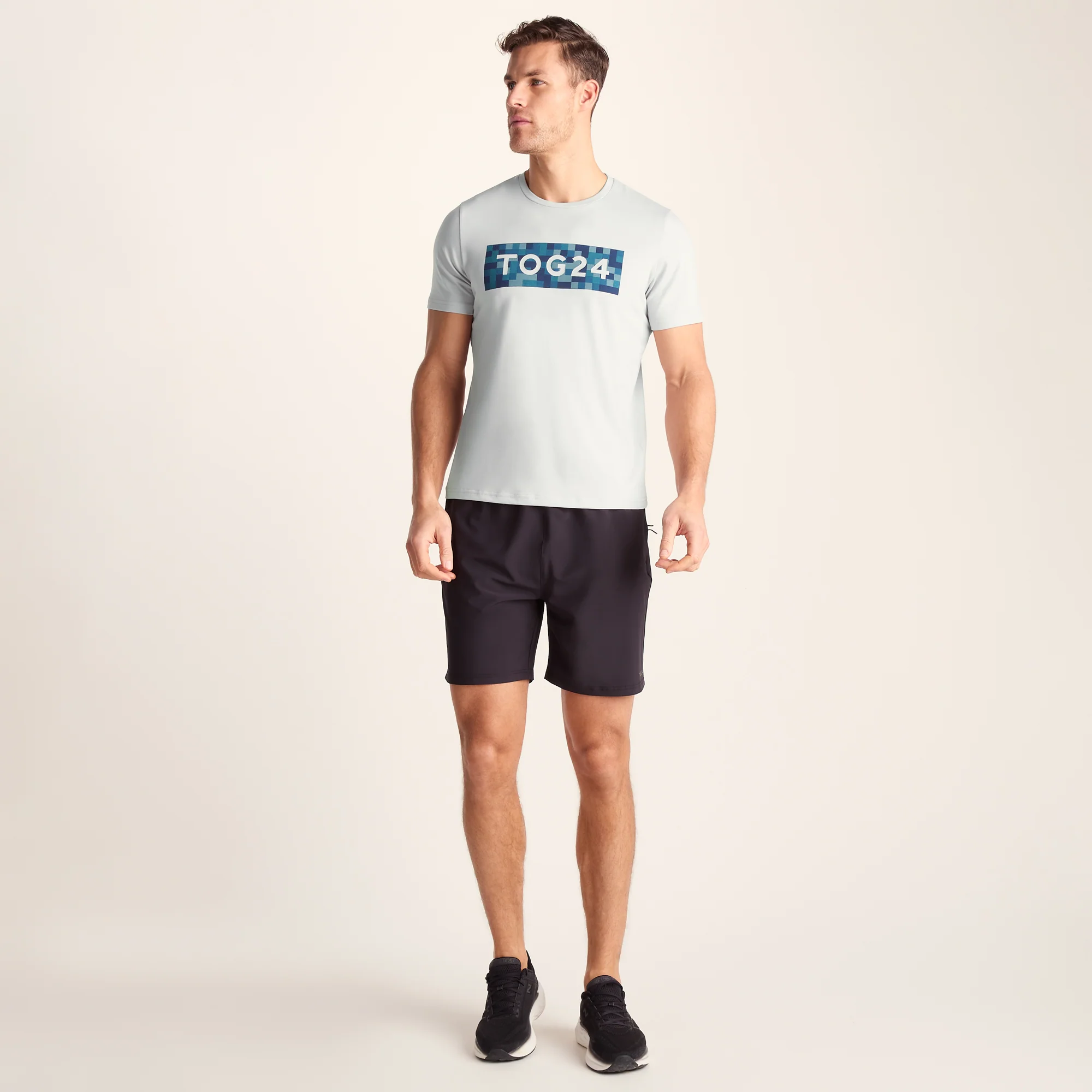 Abel Mens Breathable Performance T-Shirt - Raincloud - Image 2