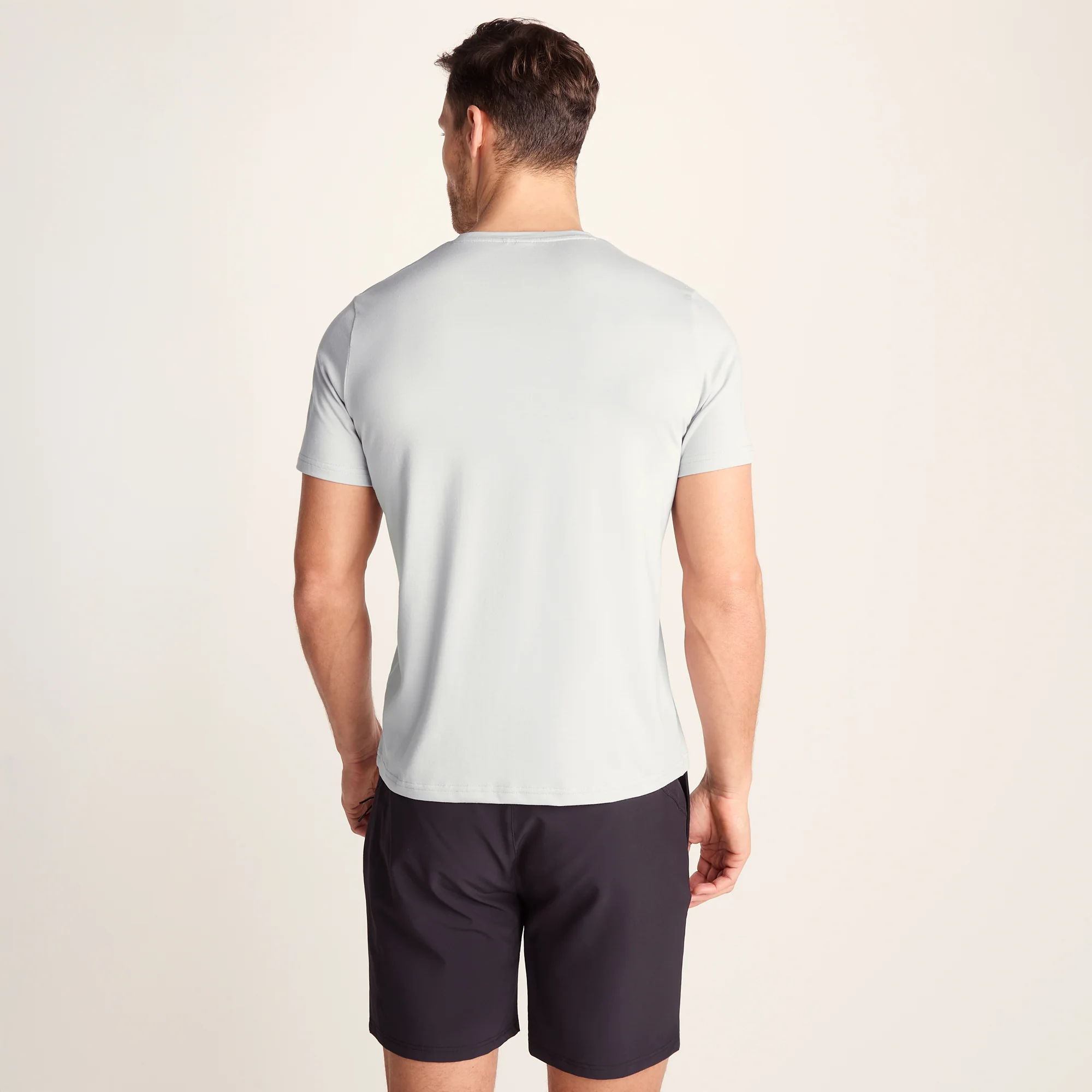 Abel Mens Breathable Performance T-Shirt - Raincloud - Image 3