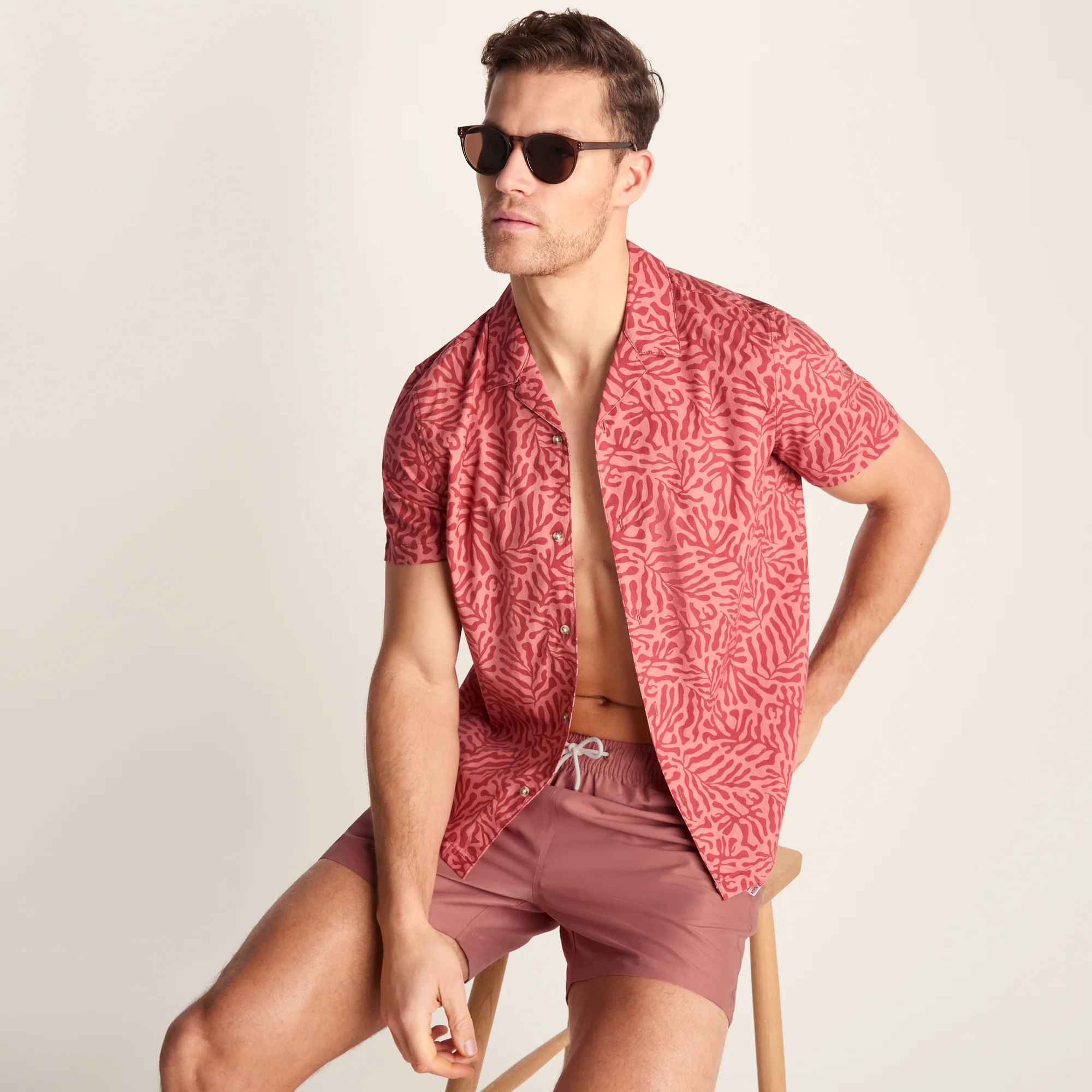 Adler Mens Swimshorts - Redwood - Image 4