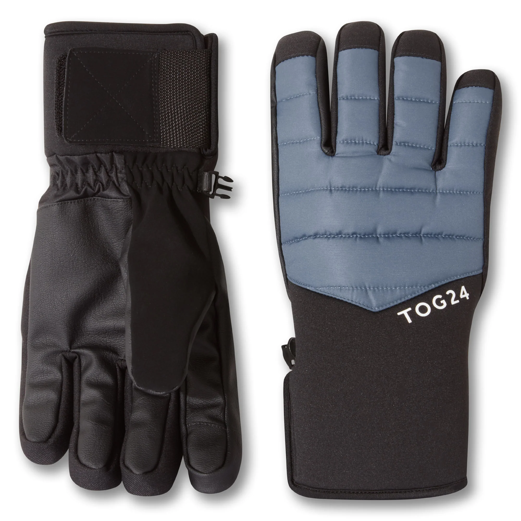 Adventure Waterproof Insulated Ski Gloves - Fjord Blue - Image 4