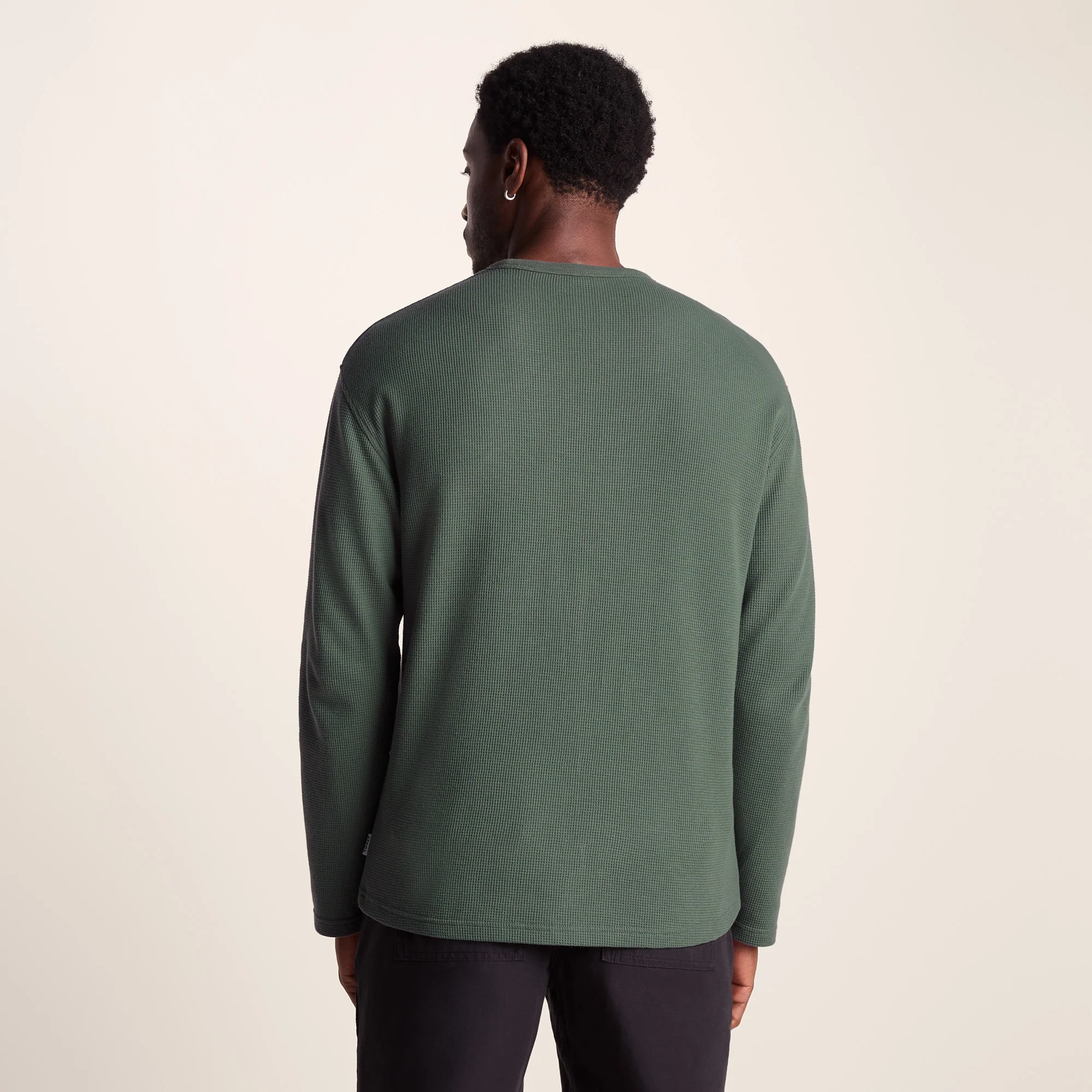Ainsdale Mens Long Sleeve T-Shirt - Light Forest - Image 4