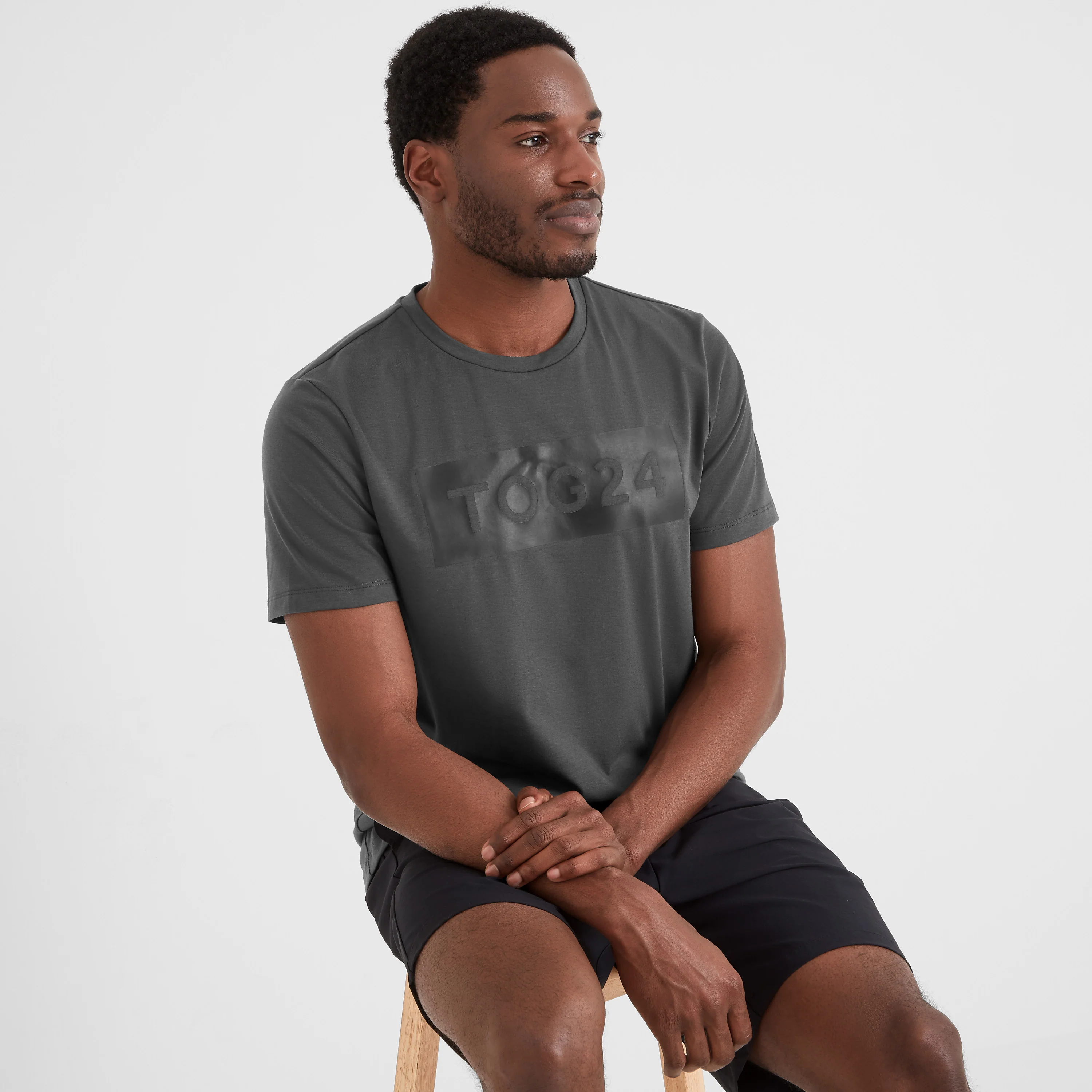 Airwell Mens Performance T-Shirt - Soot Grey - Image 3