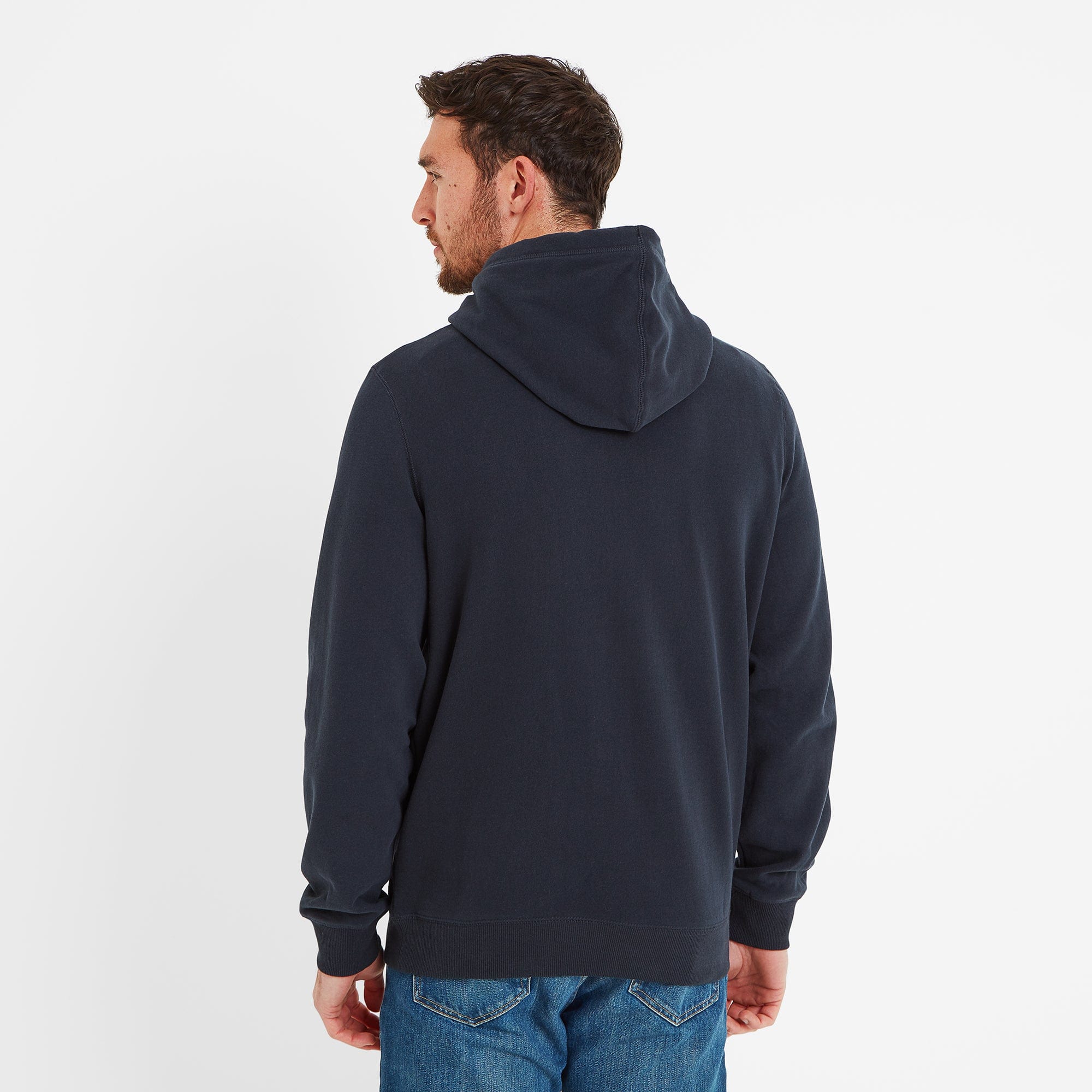 Akerman Mens Supersoft Hoody - Dark Indigo - Image 3