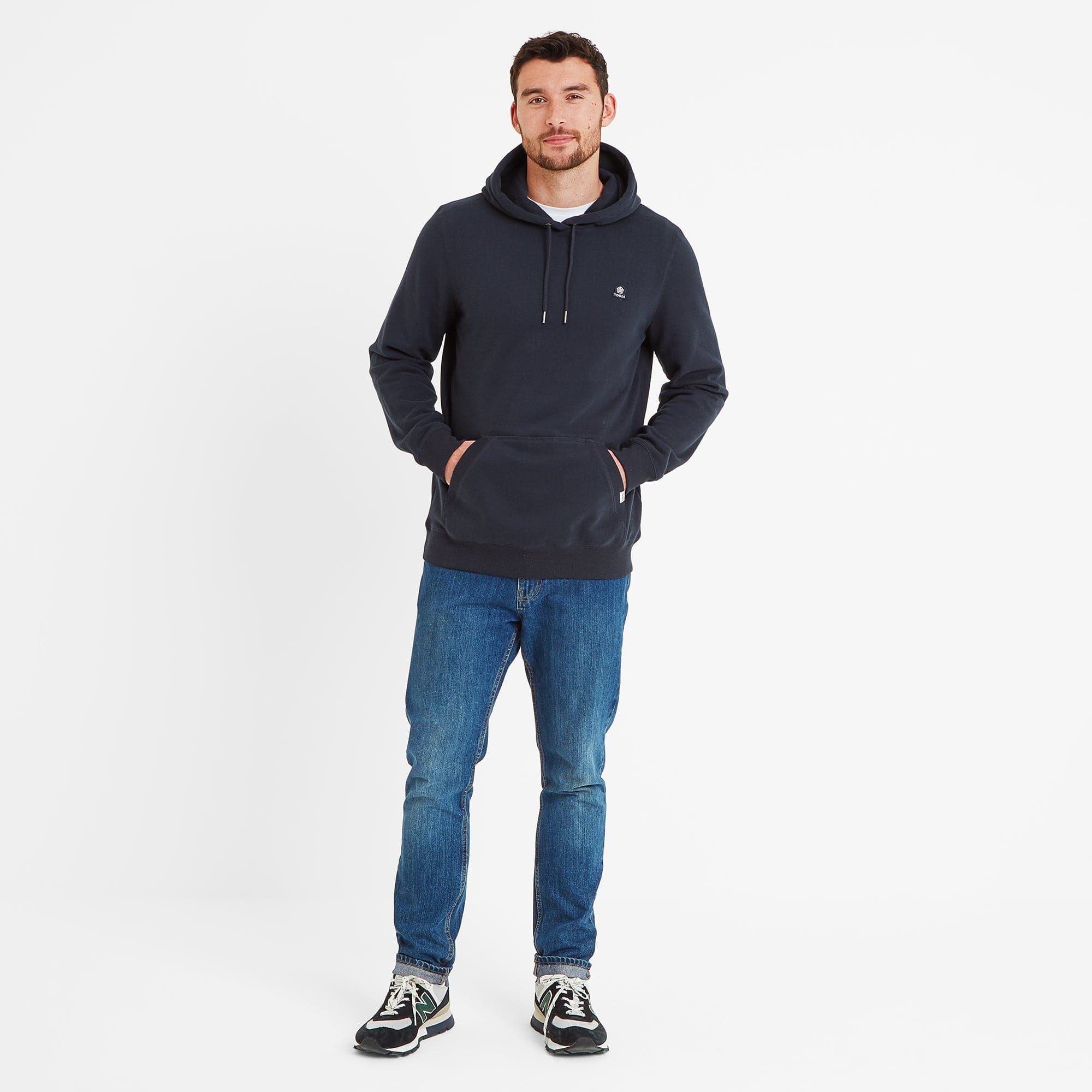 Akerman Mens Supersoft Hoody - Dark Indigo - Image 4