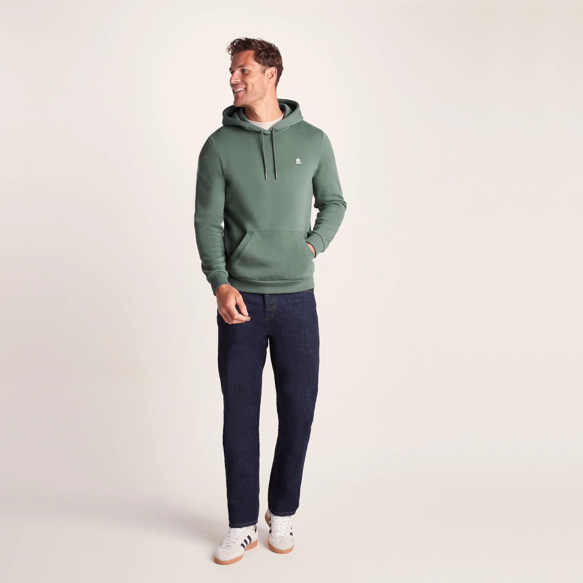 Akerman Mens Supersoft Hoody - Light Forest - Image 2
