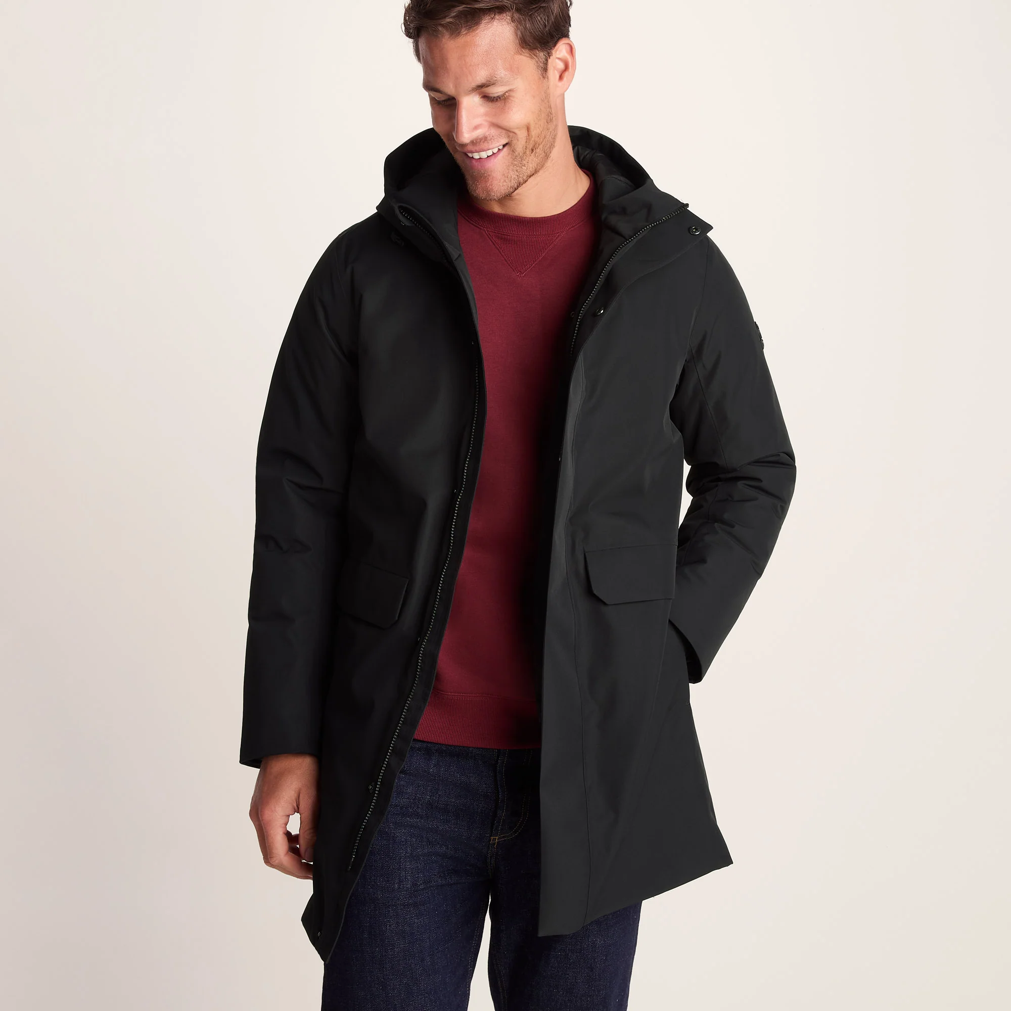 Aksel Mens Waterproof Insulated Parka - Black - Image 10