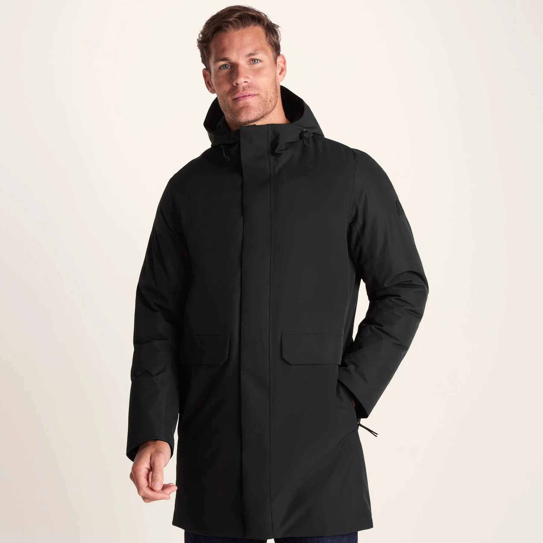 Aksel Mens Waterproof Insulated Parka - Black - Image 2