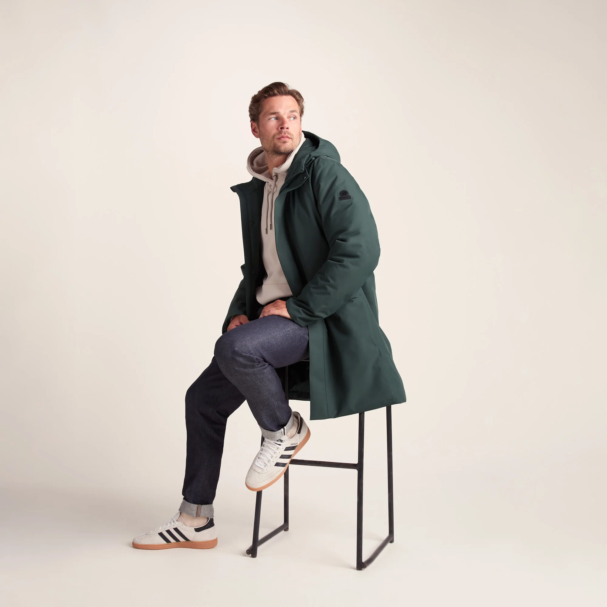 Aksel Mens Waterproof Insulated Parka - Racing Green - Image 6