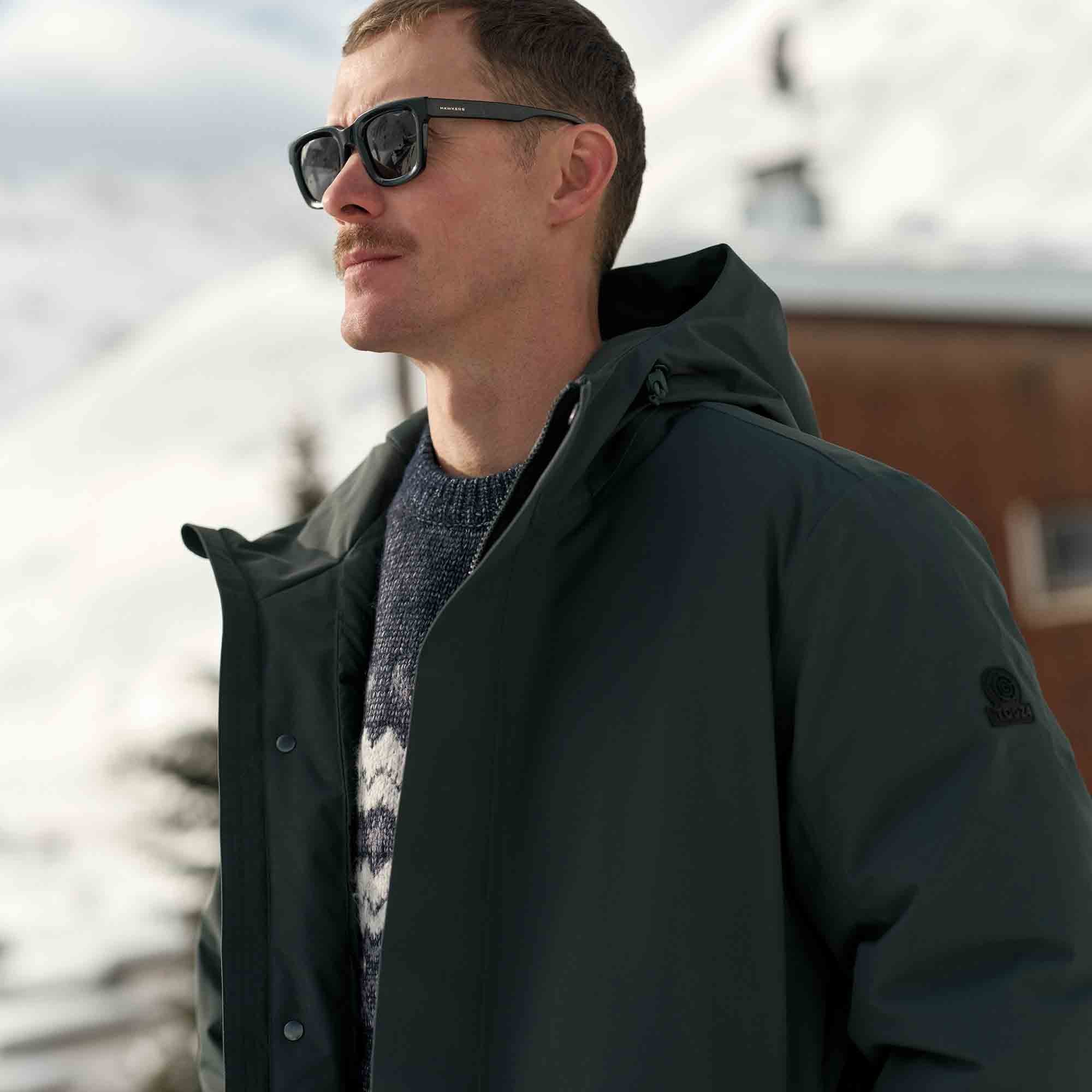 Aksel Mens Waterproof Insulated Parka - Racing Green - Image 8