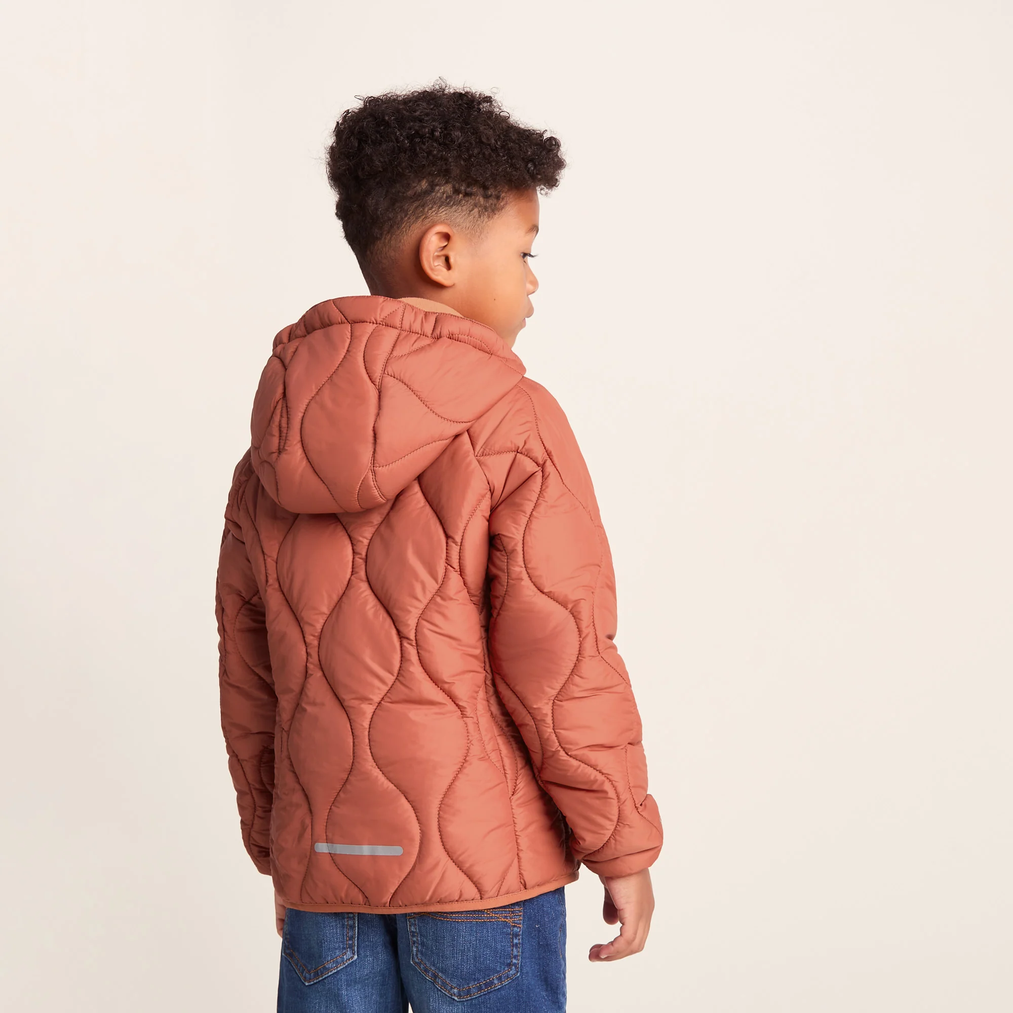 Arbor Kids Shower Resistant Padded Jacket - Canyon Orange - Image 2