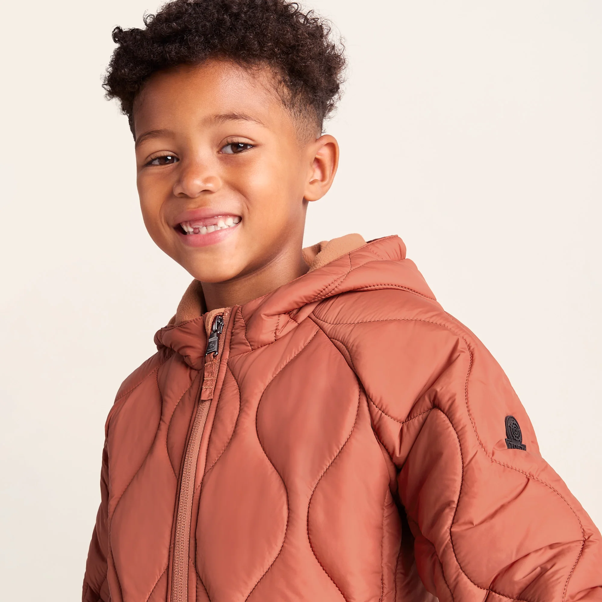 Arbor Kids Shower Resistant Padded Jacket - Canyon Orange - Image 6
