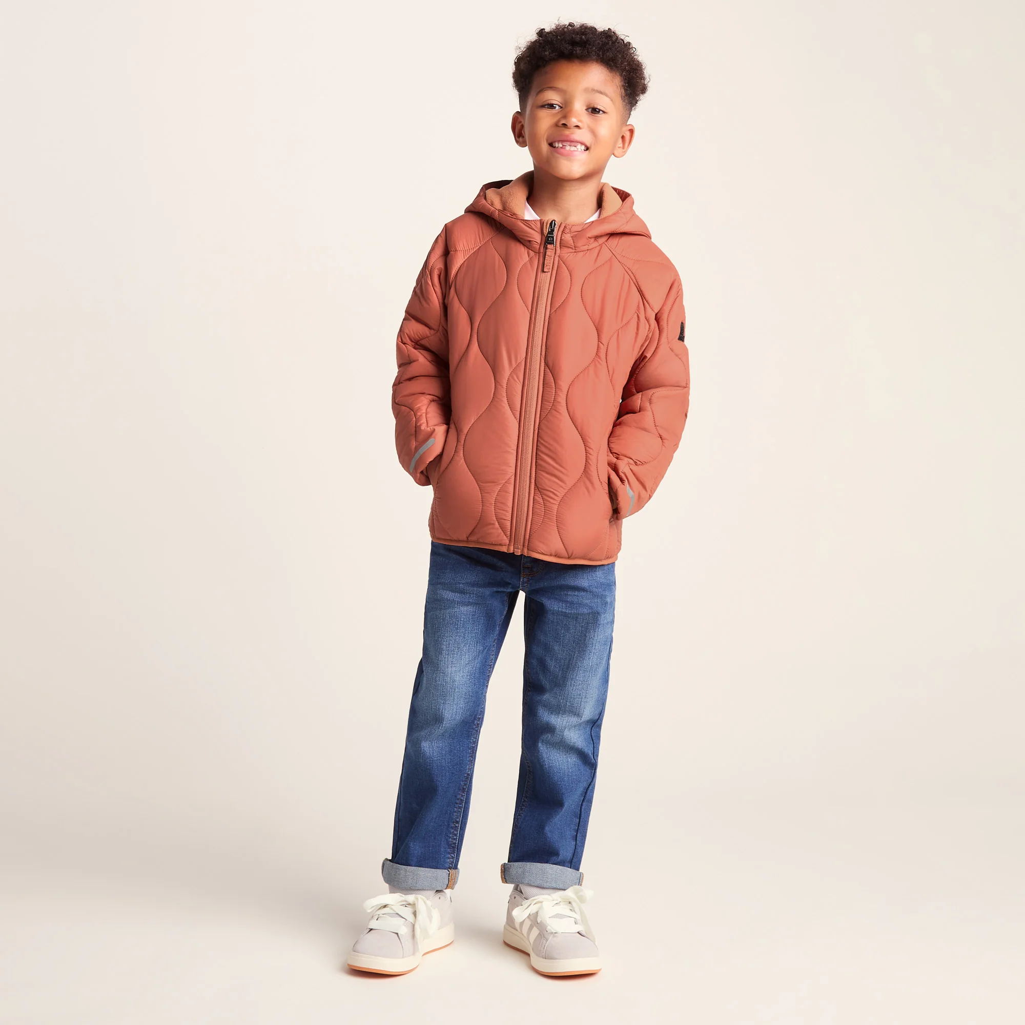 Arbor Kids Shower Resistant Padded Jacket - Canyon Orange - Image 8