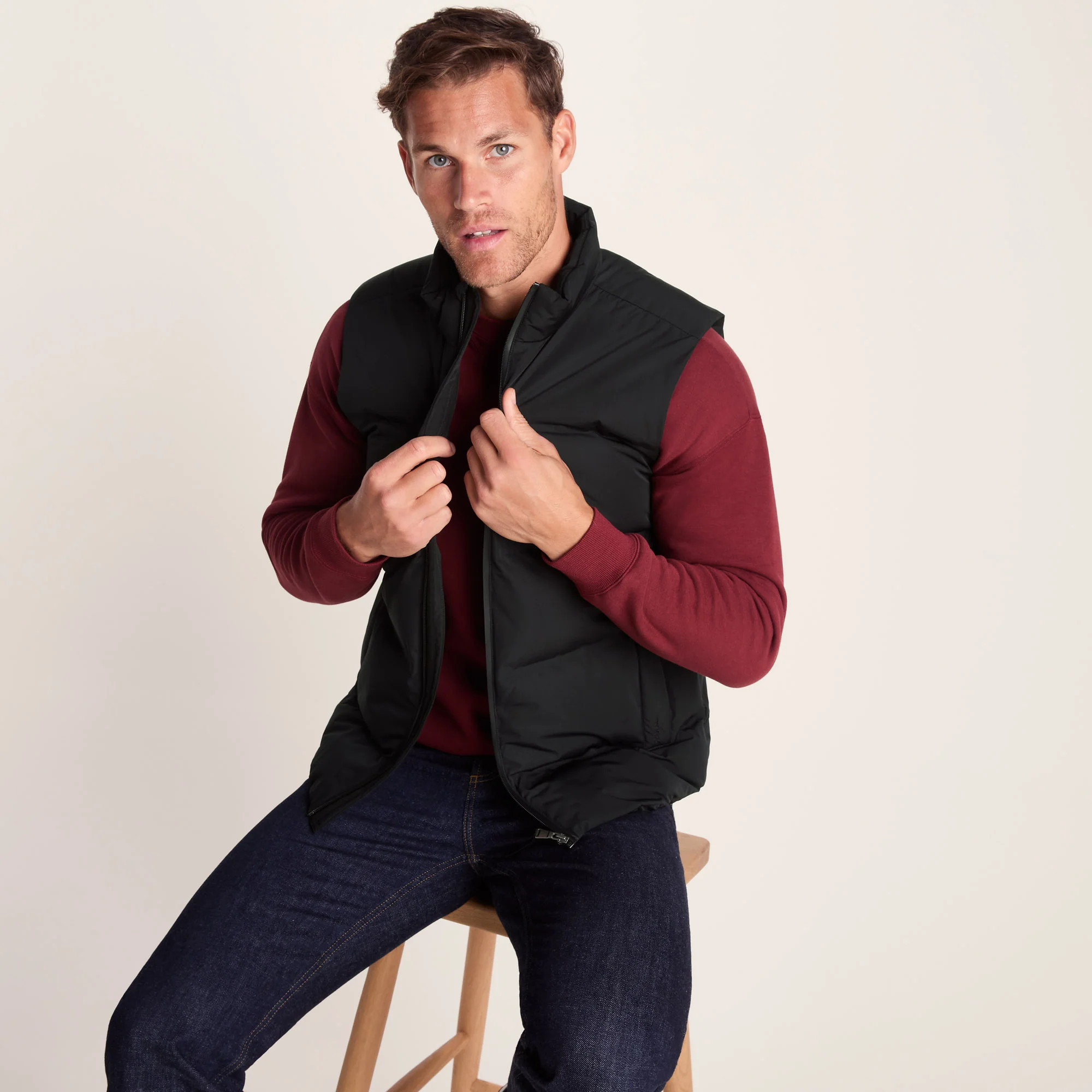 Arton Mens Shower and Wind Resistant Insulated Gilet - Black