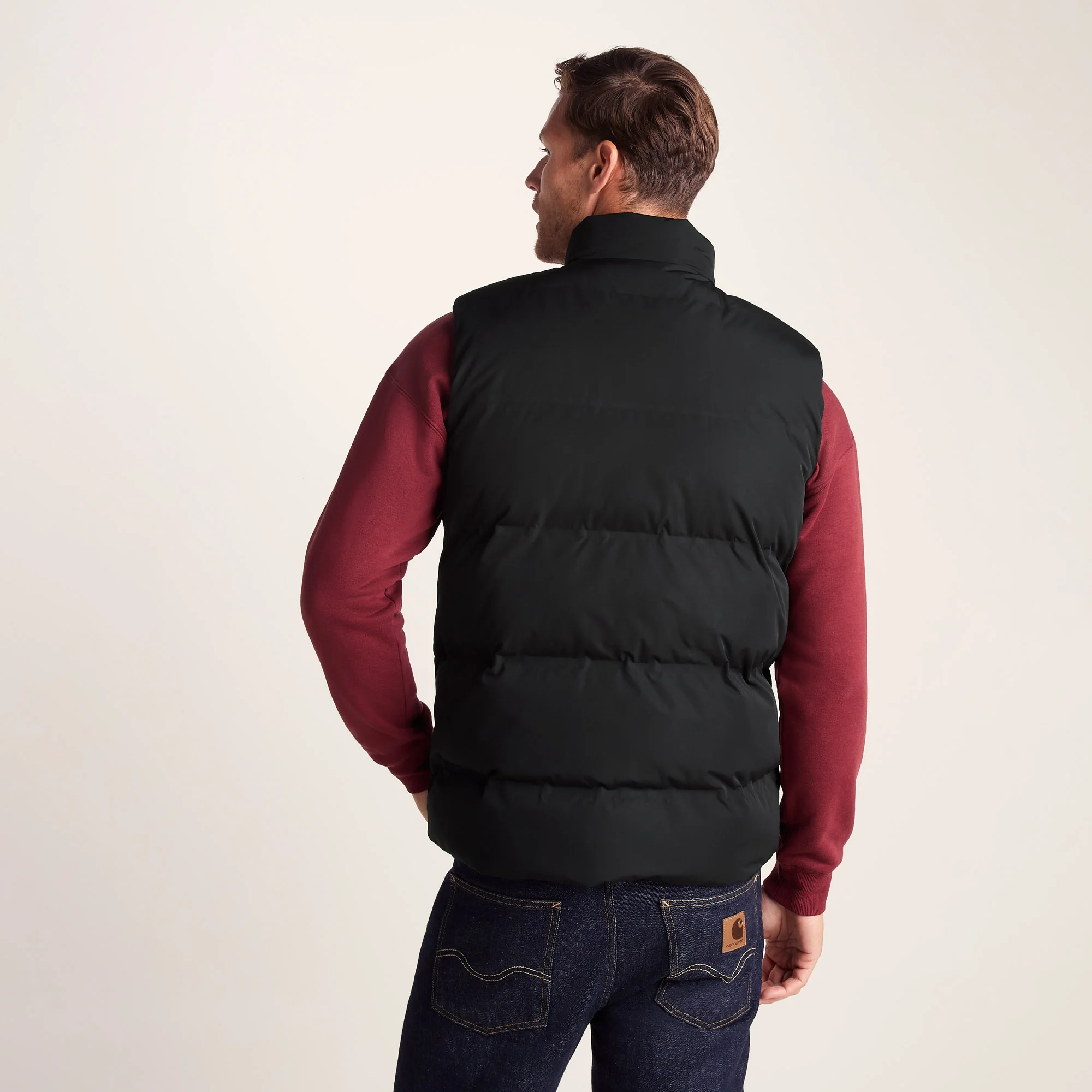 Arton Mens Shower and Wind Resistant Insulated Gilet - Black - Image 5