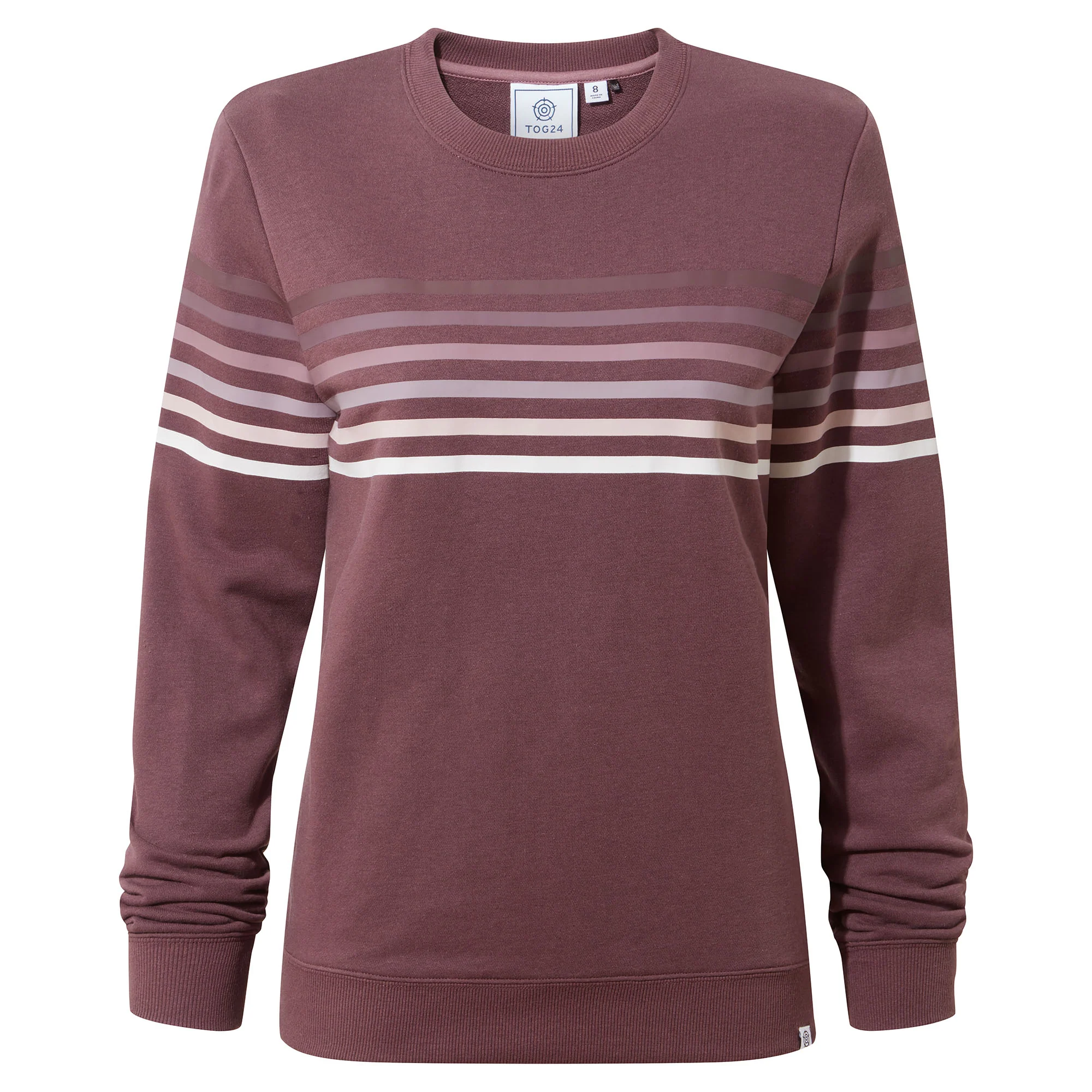 Bayman Womens Supersoft Sweat - Dark Mauve - Image 7