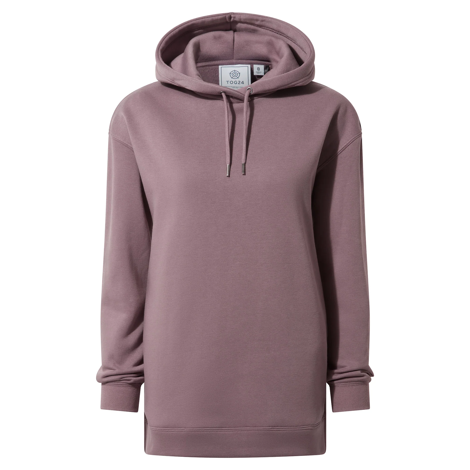Betty Womens Longline Supersoft Hoody - Mauve - Image 7