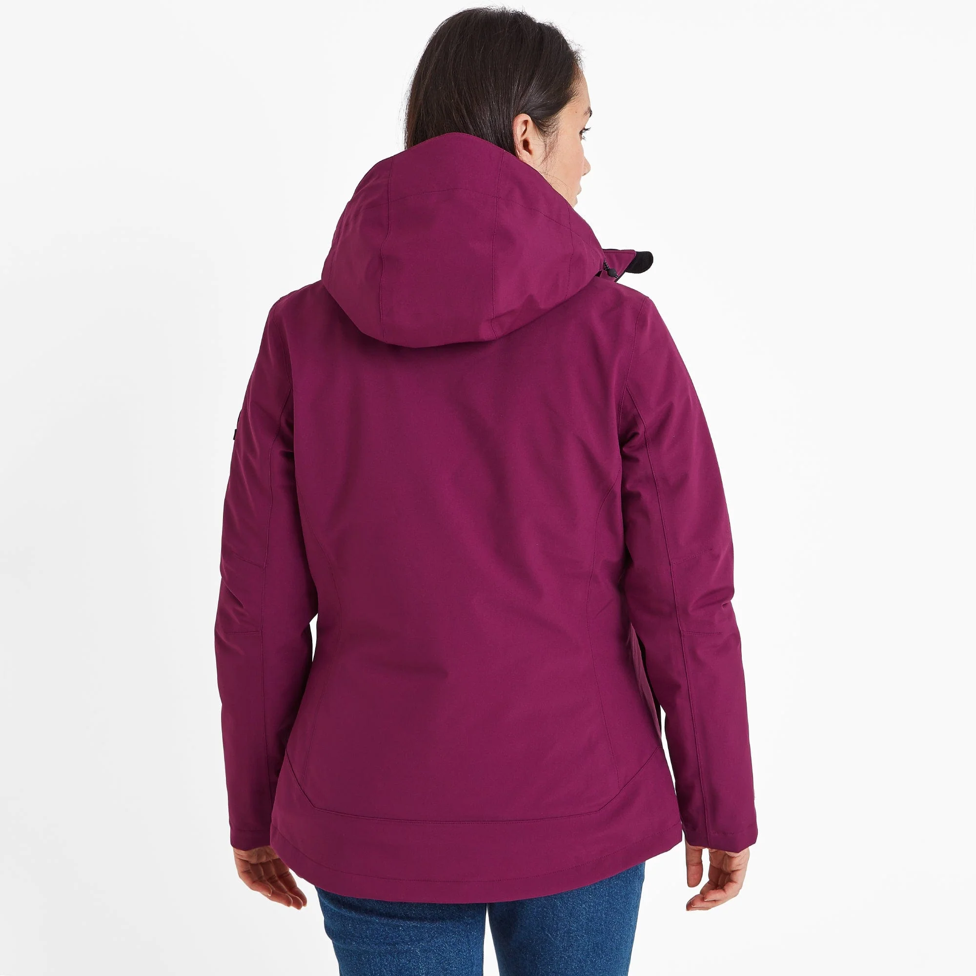 Beverley Womens 3-in-1 Waterproof Jacket - Purple Berry - Image 3