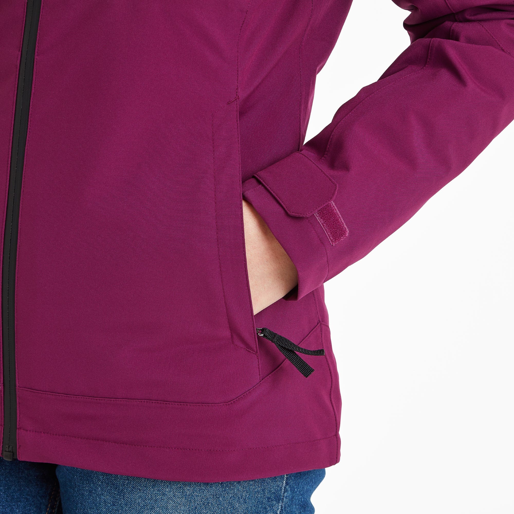 Beverley Womens 3-in-1 Waterproof Jacket - Purple Berry - Image 6