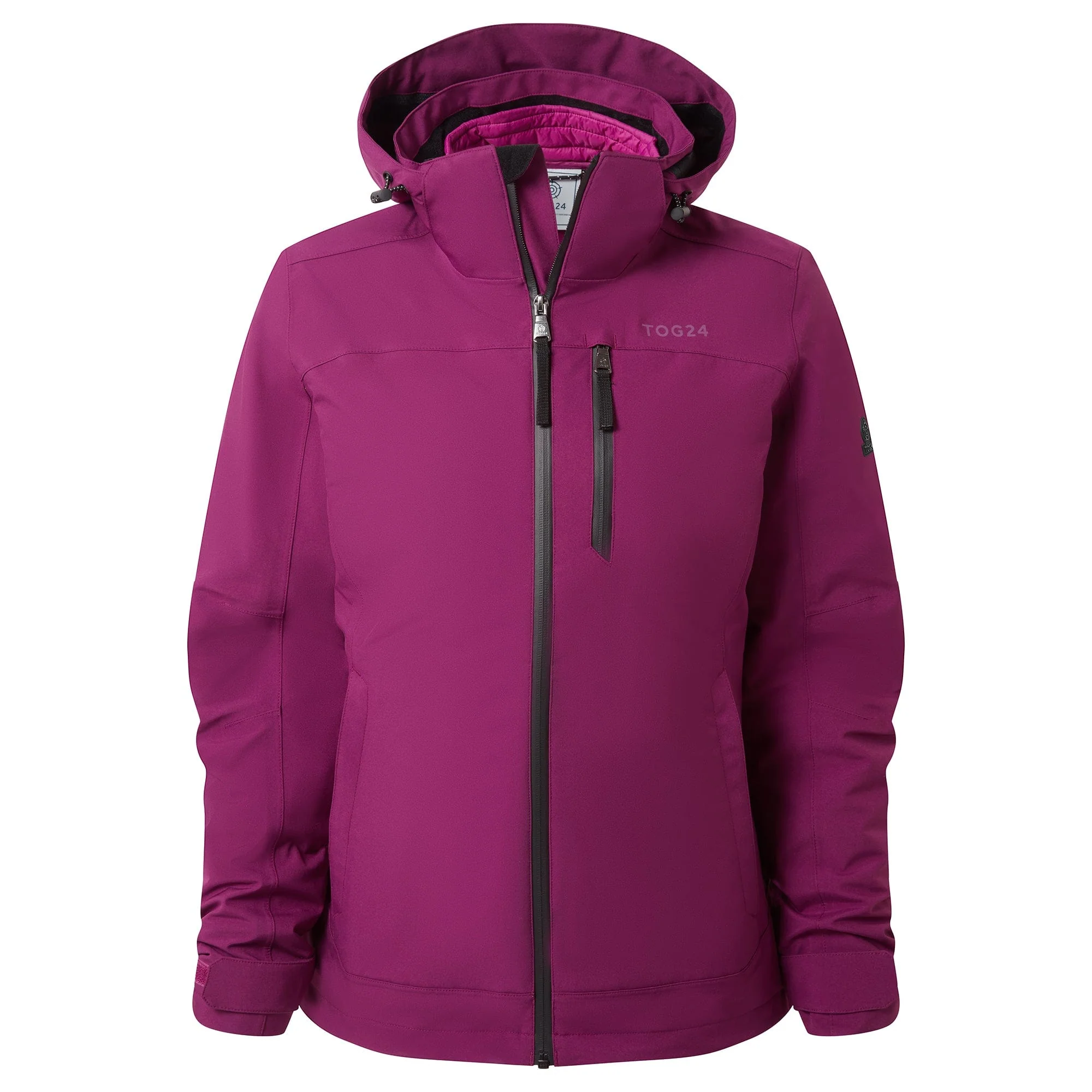 Beverley Womens 3-in-1 Waterproof Jacket - Purple Berry - Image 7