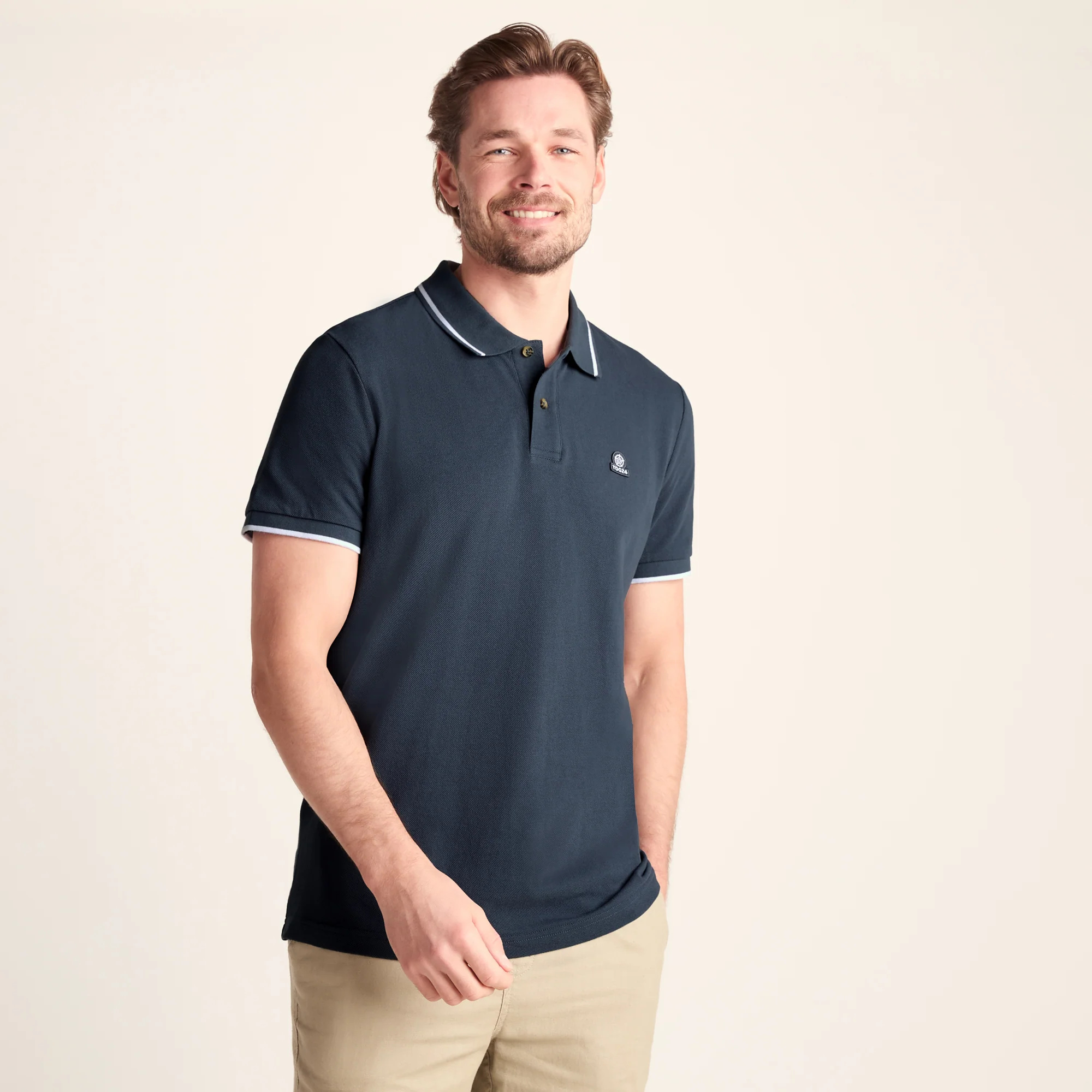 Binsoe Mens 100% Cotton Supersoft Polo Shirt Shirt - Aegean Teal