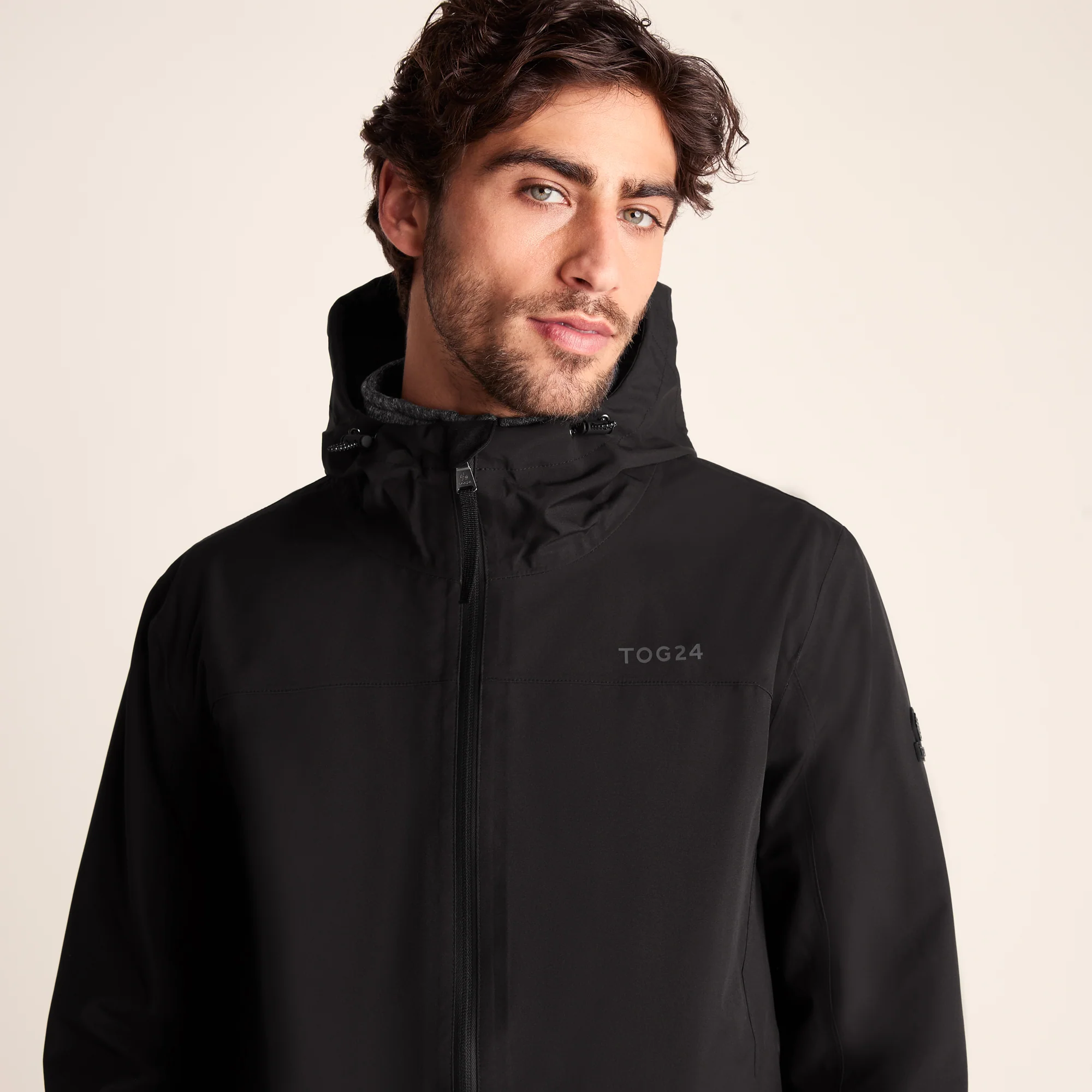 Bowston Mens Performance Waterproof Jacket - Black - Image 3