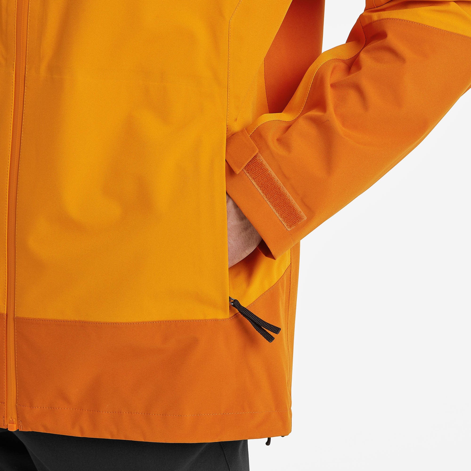Bowston Mens Performance Waterproof Jacket - Tangerine - Image 9