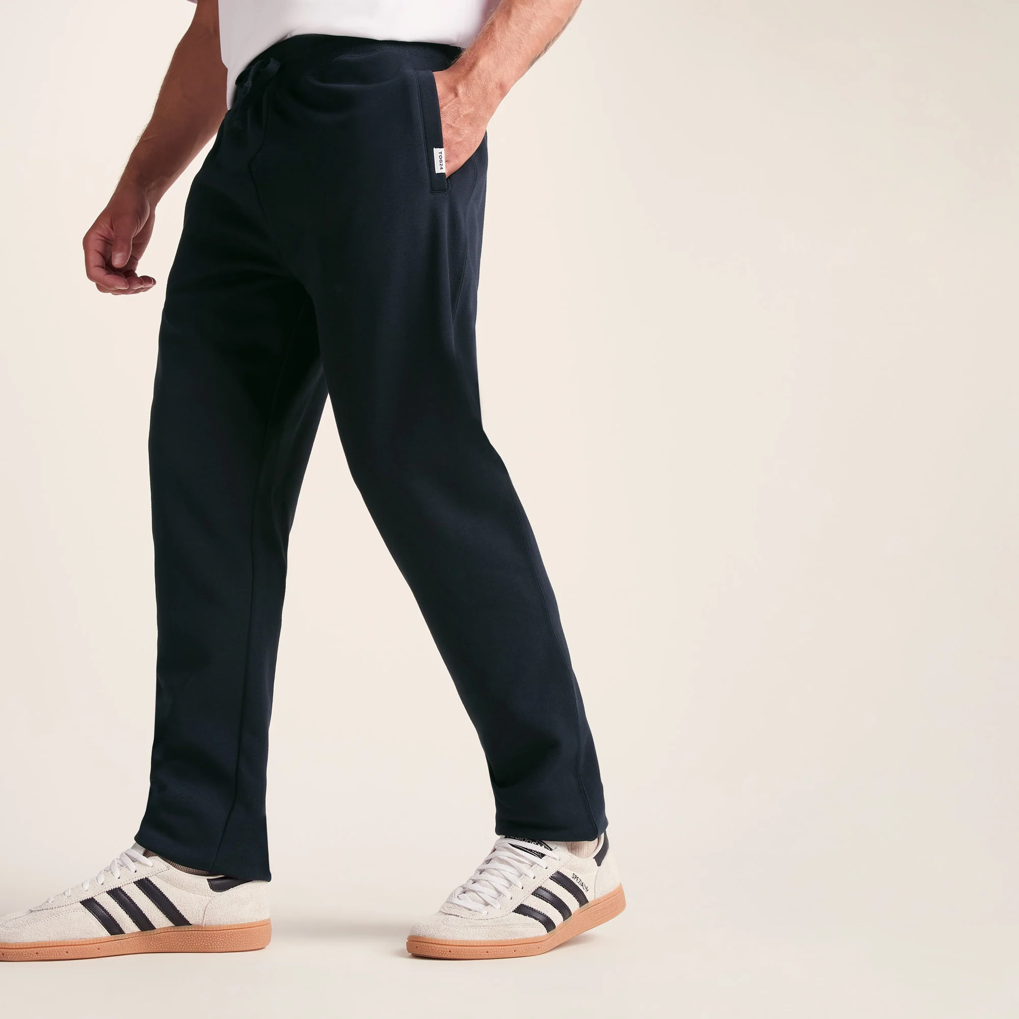Bradley Mens Sweat Pants - Dark Indigo - Image 4