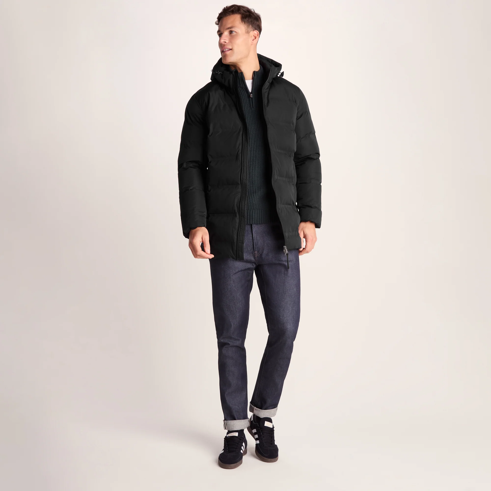 Brinkley Mens Parka - Black
