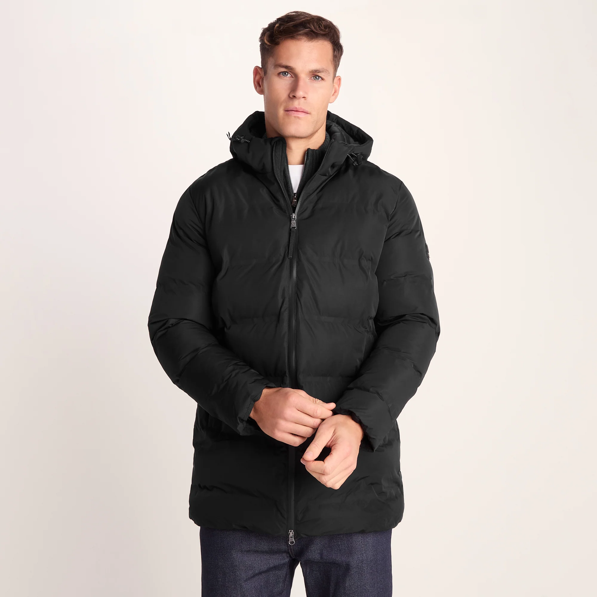 Brinkley Mens Parka - Black - Image 2
