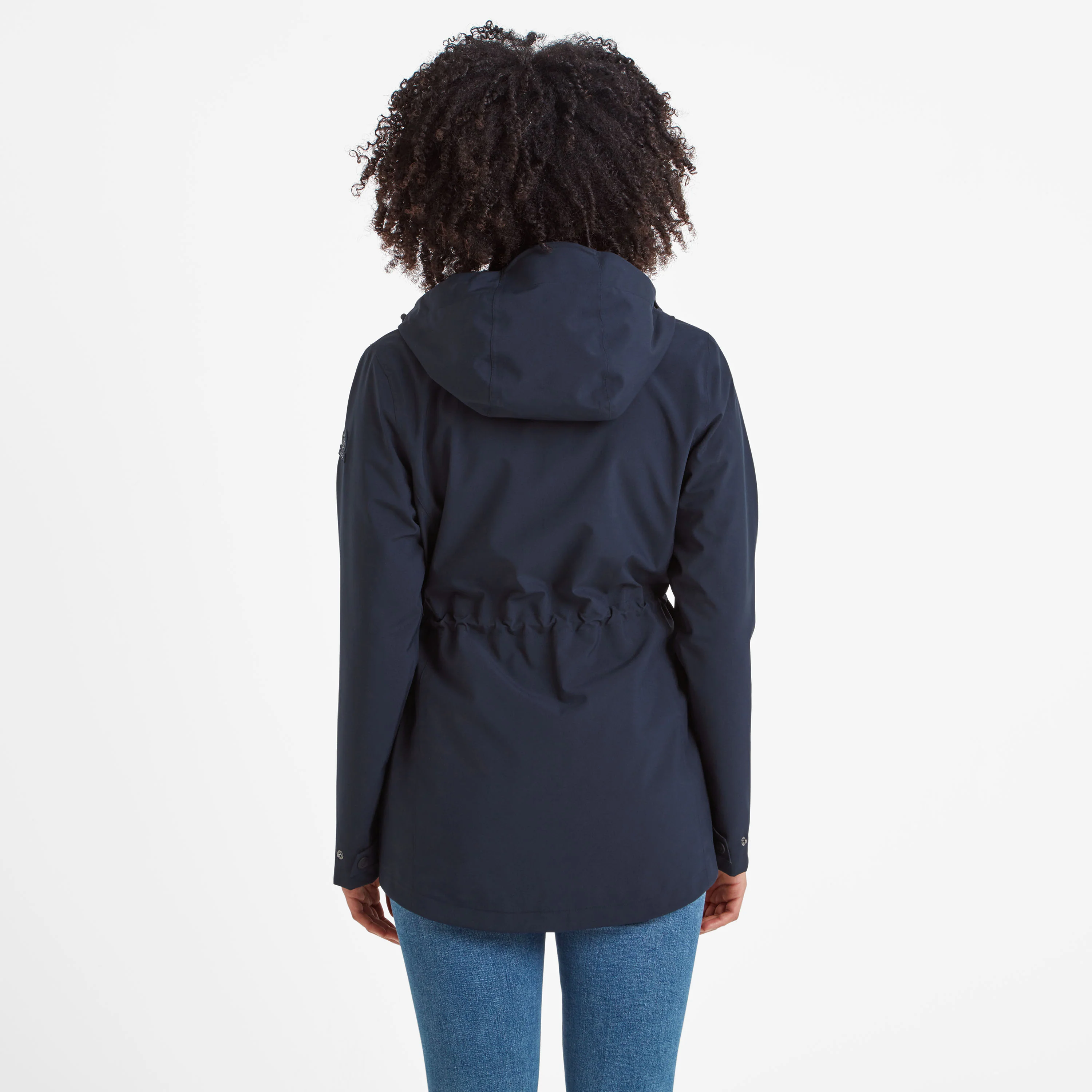Burradon Womens Waterproof Jacket - Dark Indigo - Image 3