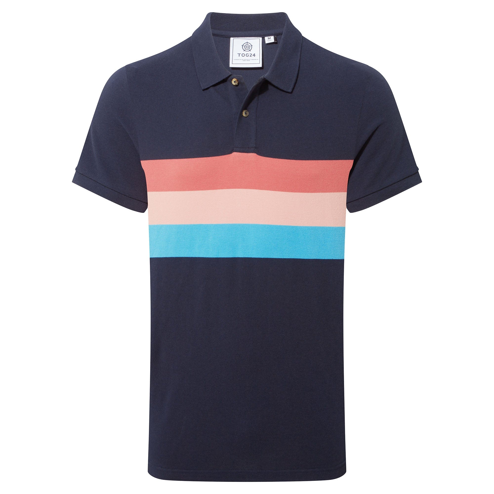 Butley Mens 100% Cotton Polo Shirt - Dark Indigo - Image 5