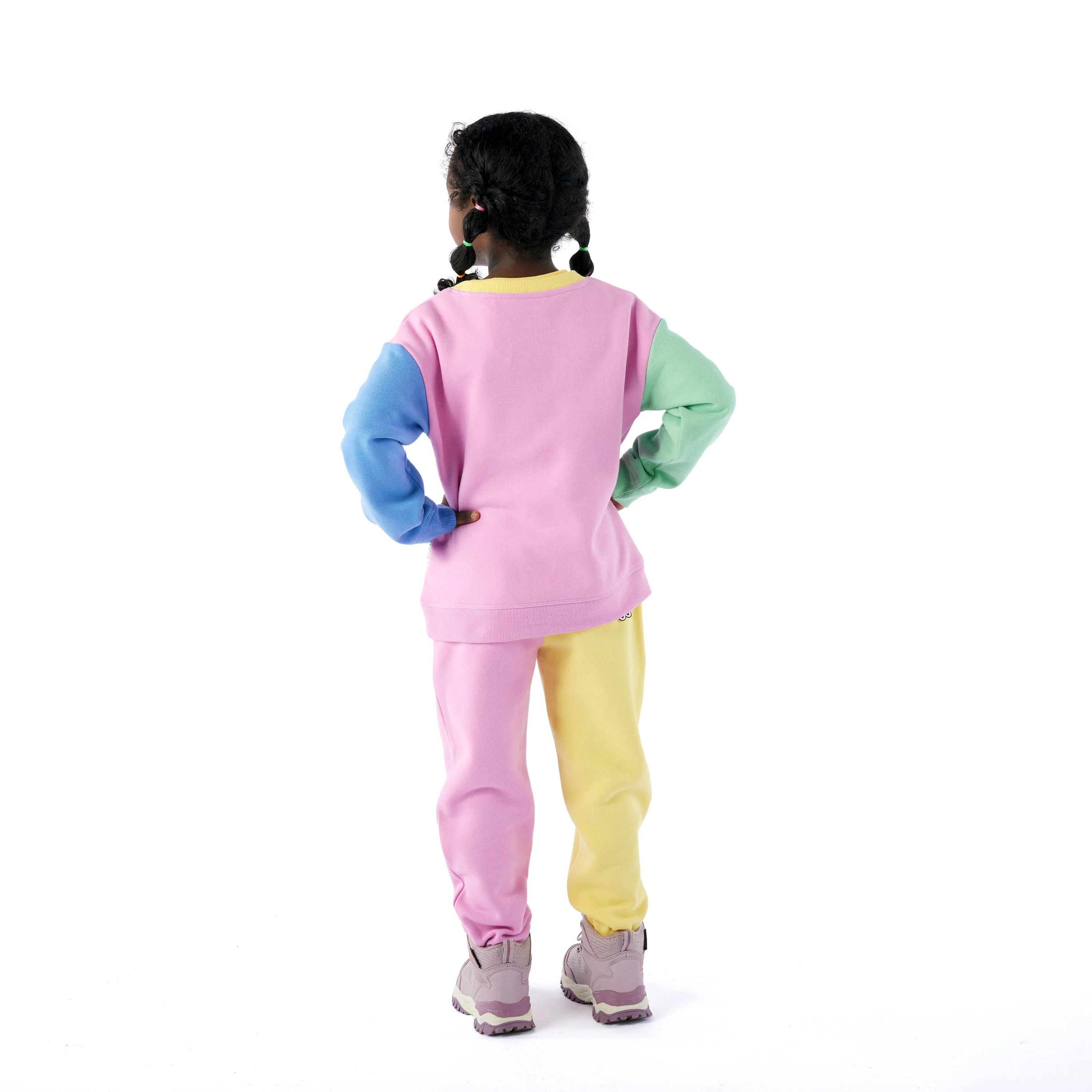 Cheviot Kids Shaun the Sheep Sweat - Piglet Pink - Image 3