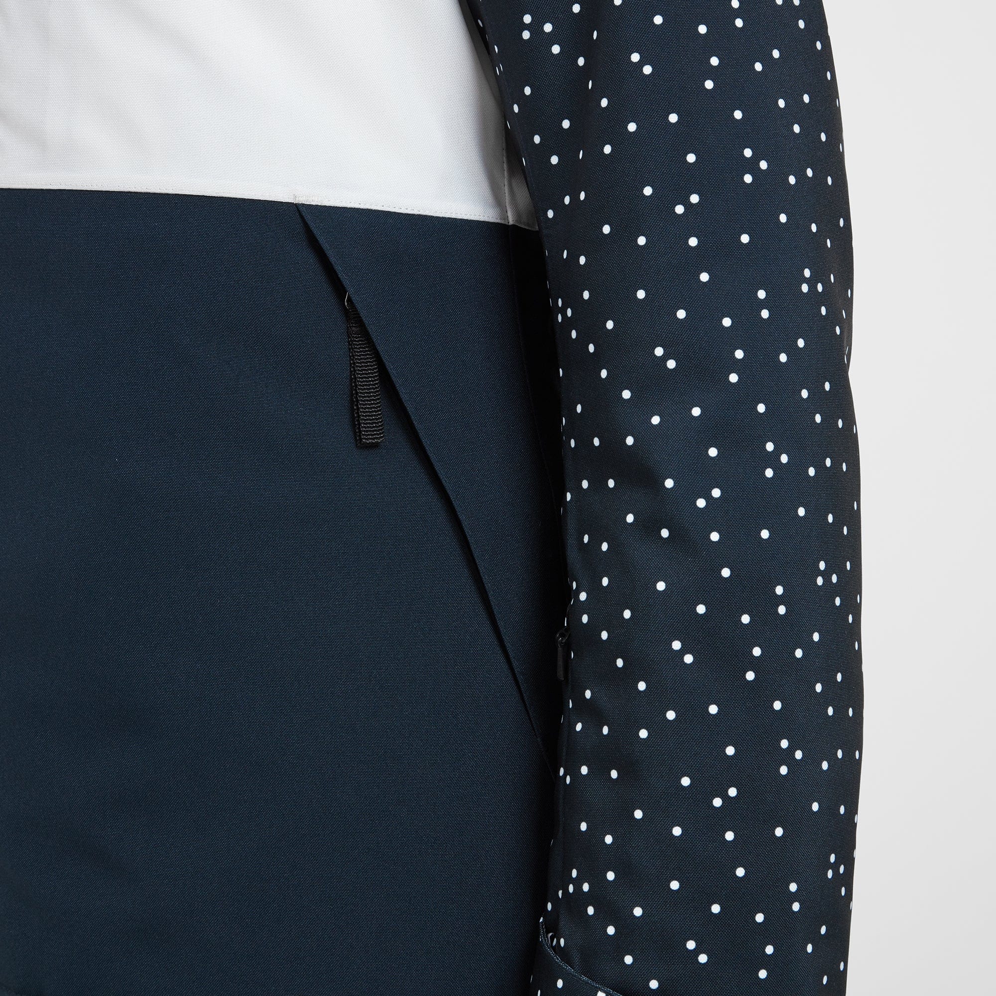Cinder Womens Ski Jacket - Dark Indigo Confetti Print/Dark Indigo - Image 7