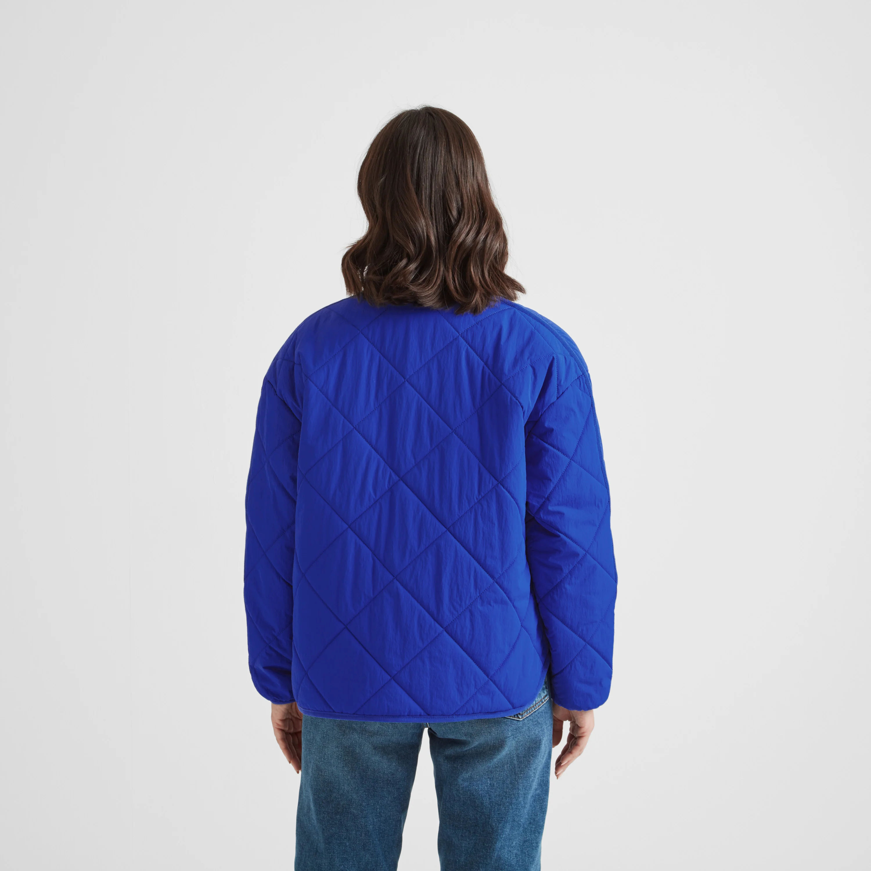 Cirnan Womens Shower Resistant Insulated Packaway Jacket - Ultra Marine - Image 7