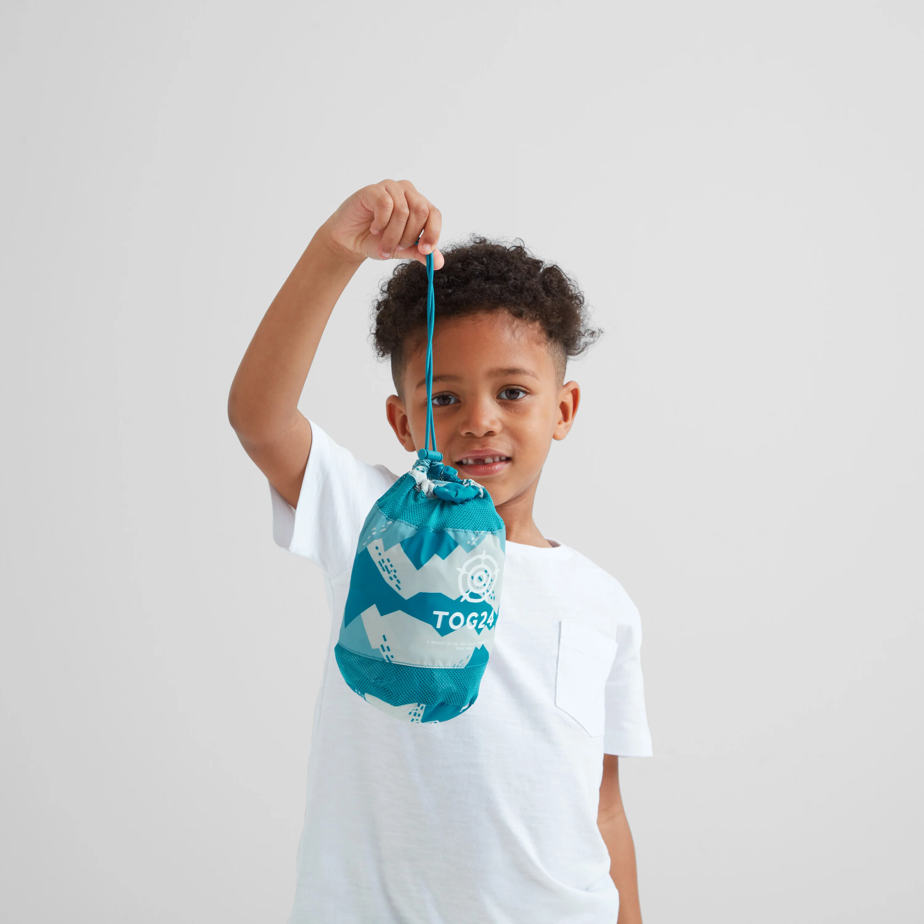 Copley Kids Waterproof Jacket - Mosaic Blue Mountain Print - Image 6