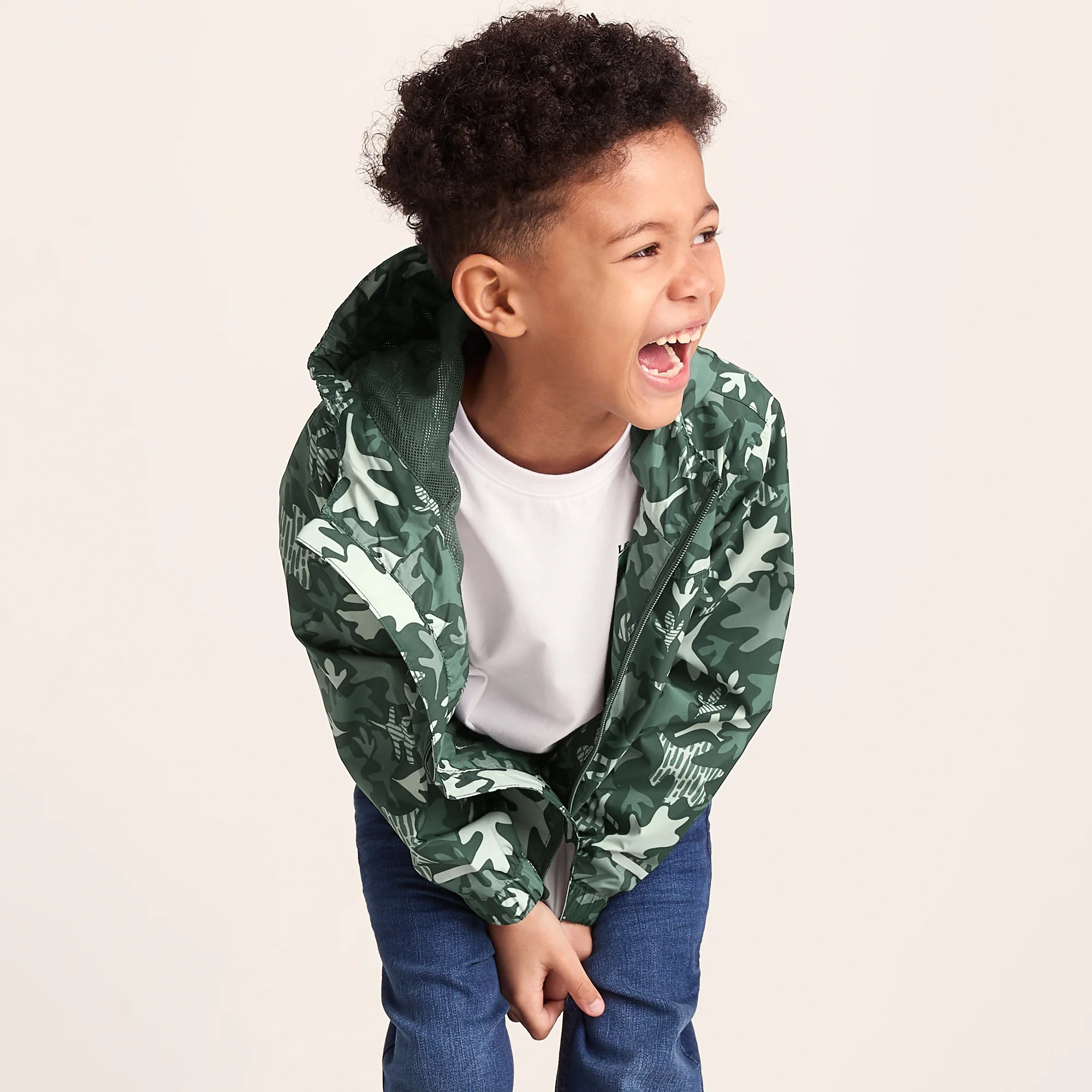 Copley Kids Waterproof Jacket - Oak Leaf Print - Image 5