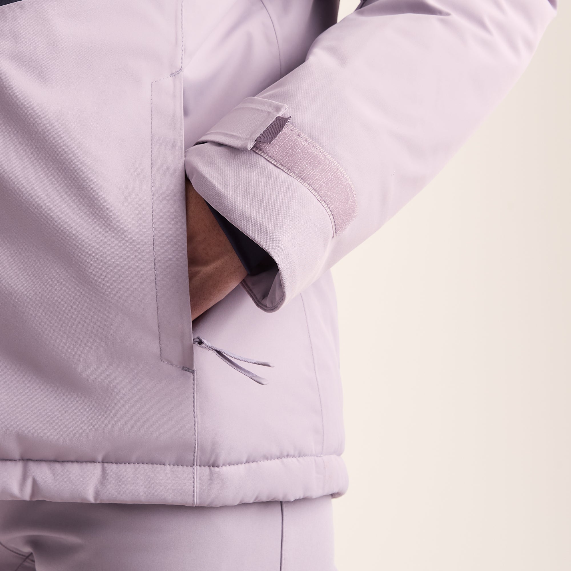 Corvara Womens Waterproof Insulated Ski Jacket - Oxford Blue/Lavender Grey - Image 7