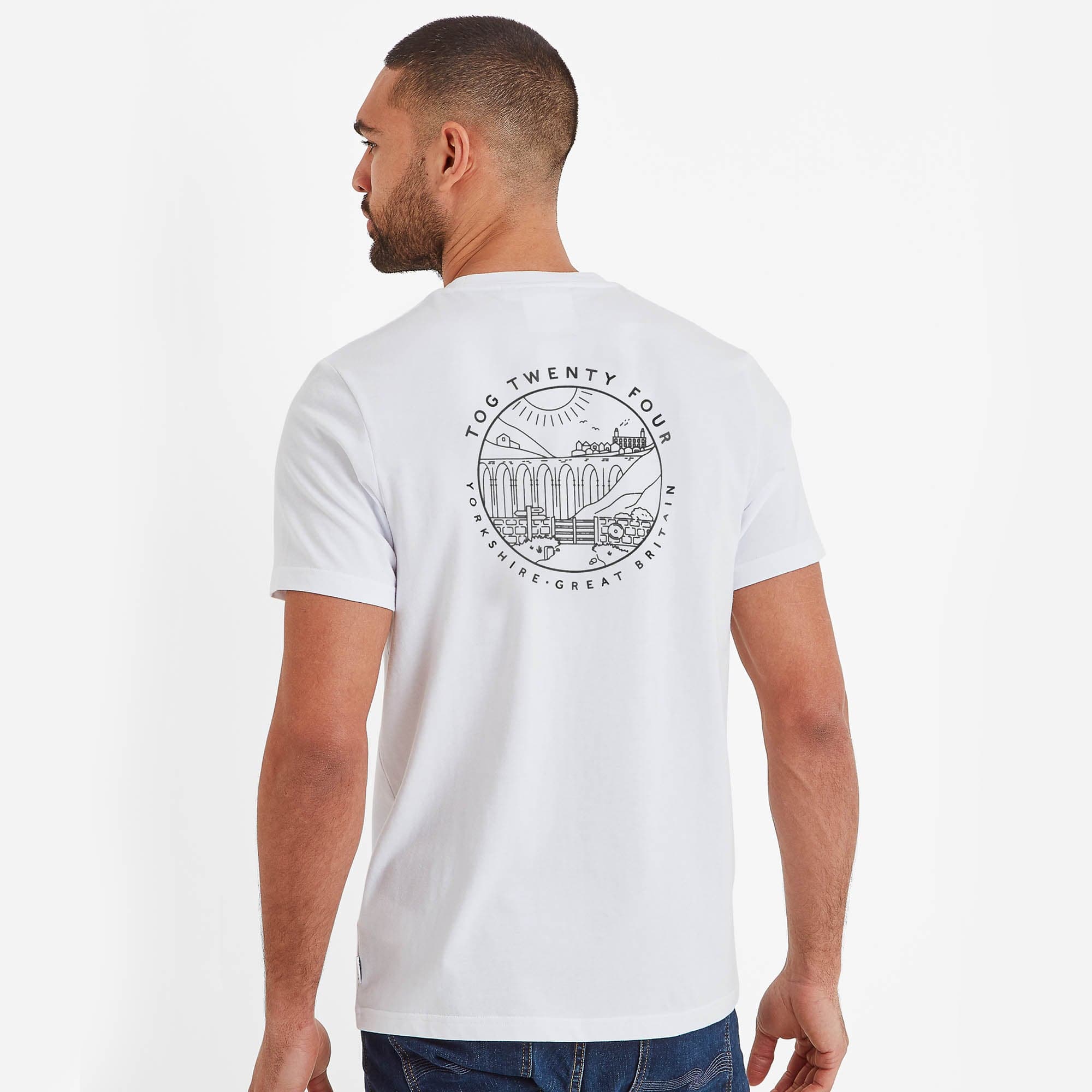 Country Mens T-Shirt - Optic White - Image 2