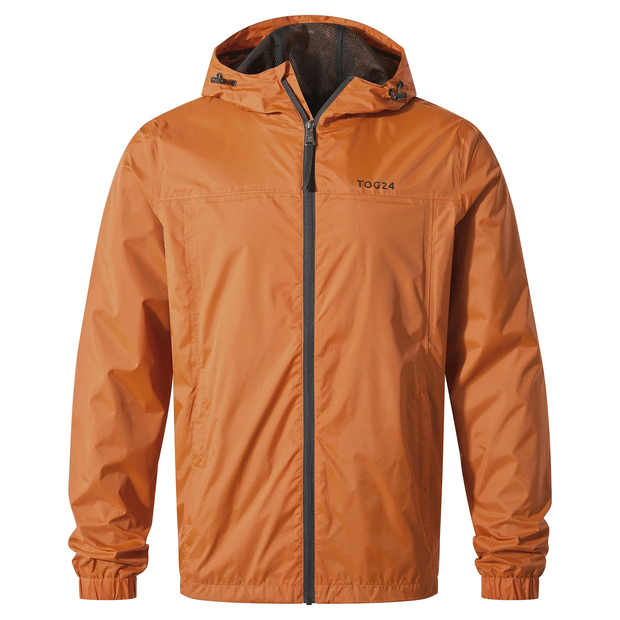 Craven Mens Waterproof Packaway Jacket - Dark Orange - Image 8