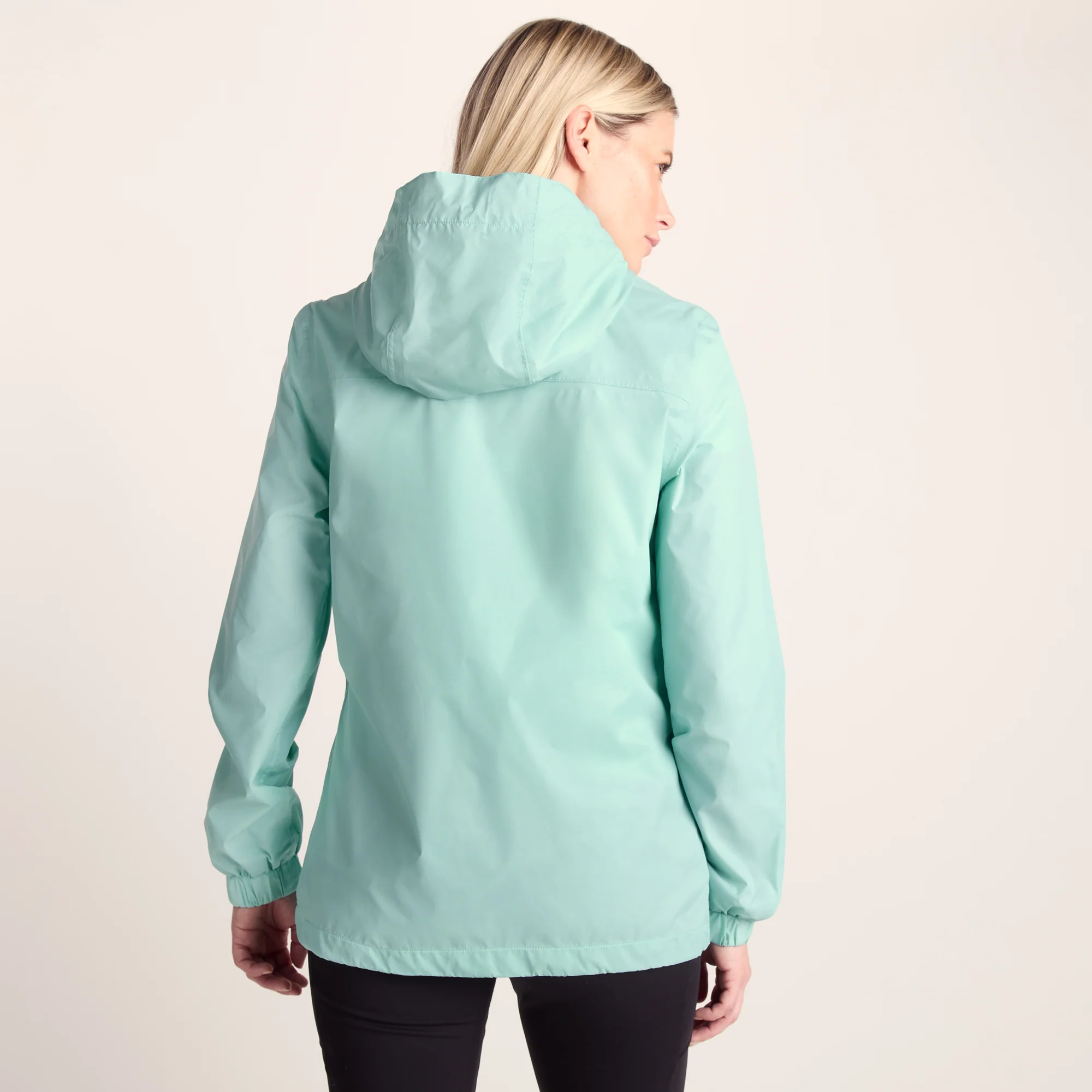 Craven Womens Waterproof Packaway Jacket - Eggshell Blue - Image 3