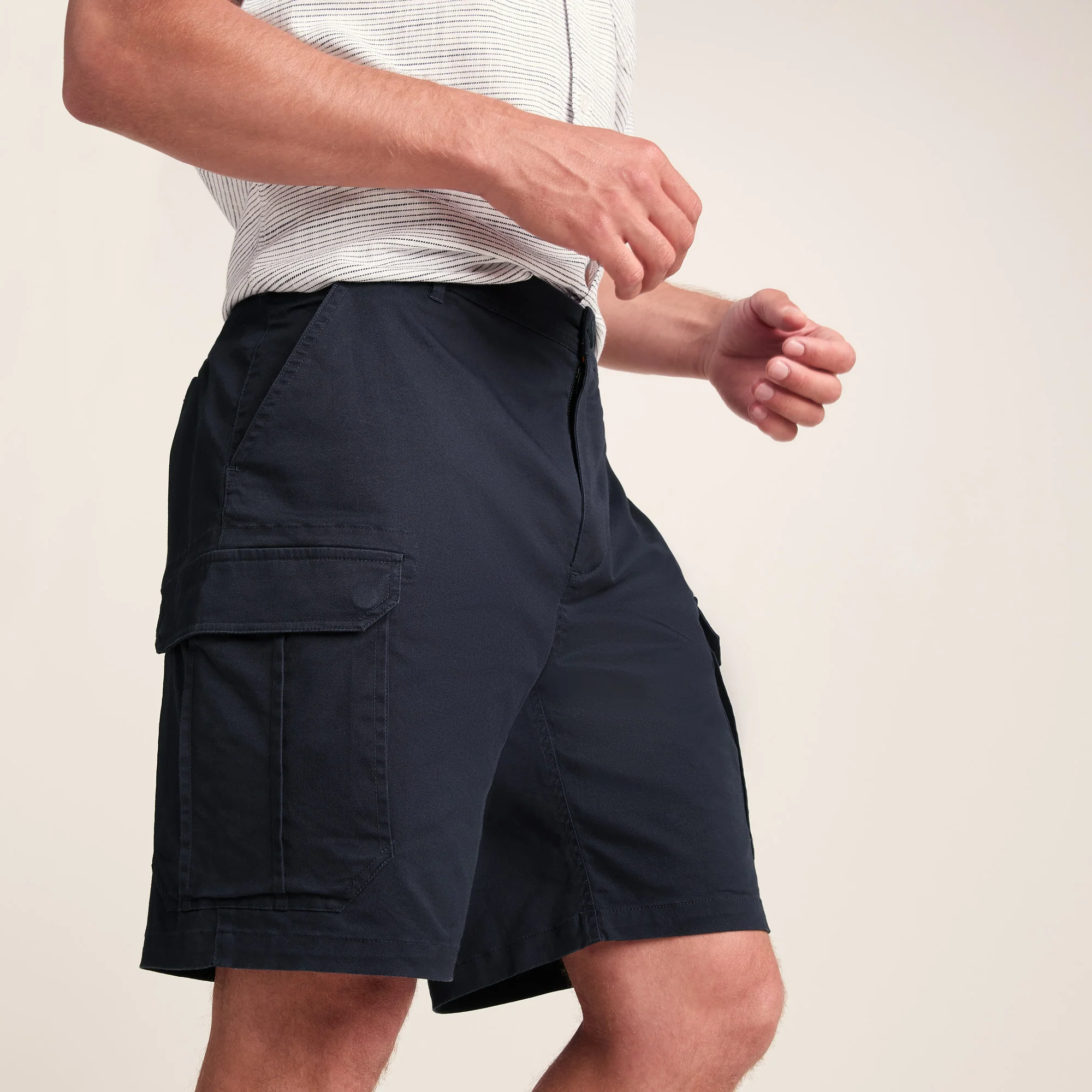Credo Mens Supersoft Cargo Shorts - Dark Indigo - Image 5