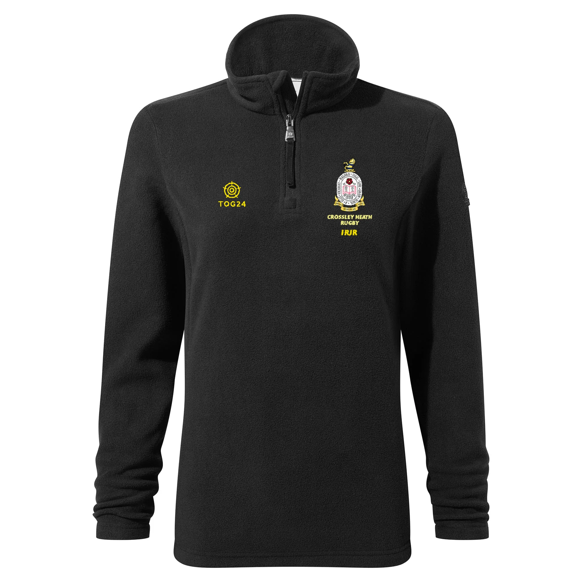 Crossley Heath Womens - Revive Quarter Zip Fleece Black - Image 2