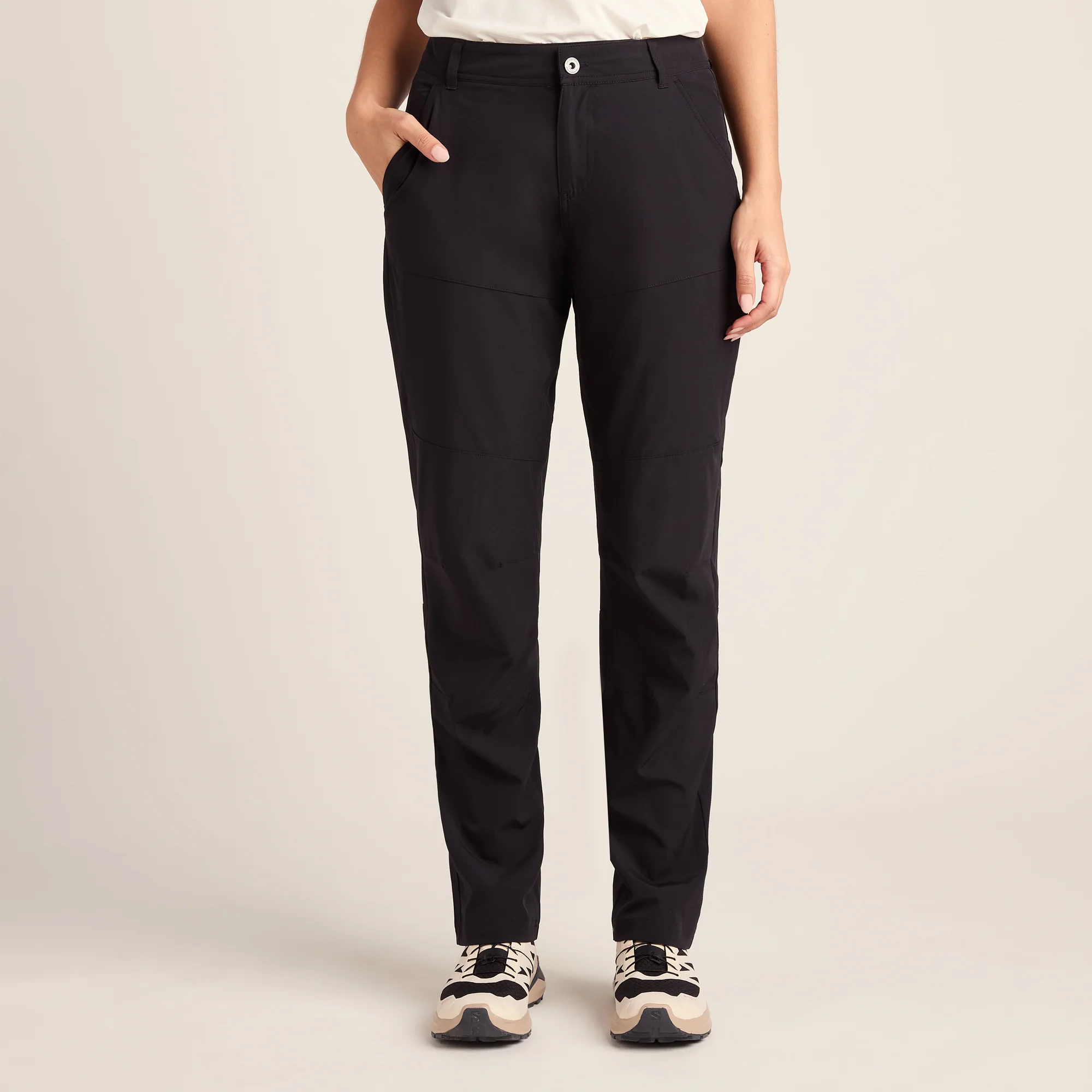 Denver Womens Walking Trousers Short - Black