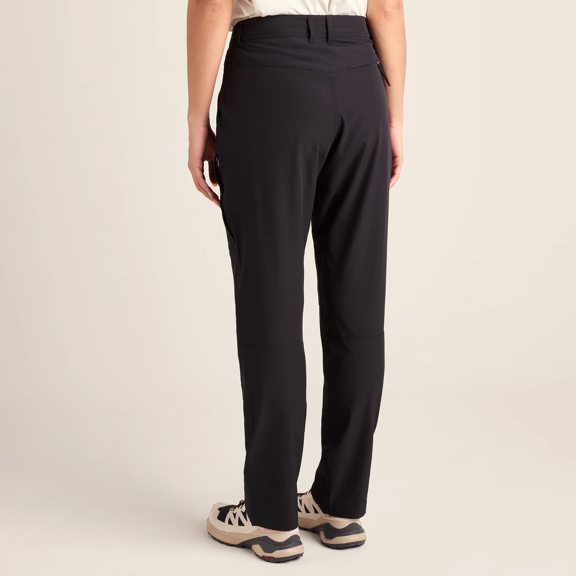 Denver Womens Walking Trousers Short - Black - Image 3