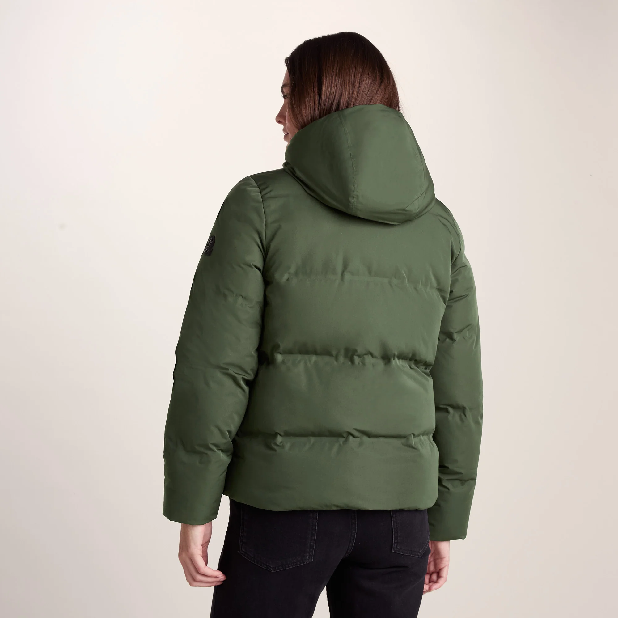 Dina Womens Shower Resistant Insulated Jacket - Dark Green - Image 5