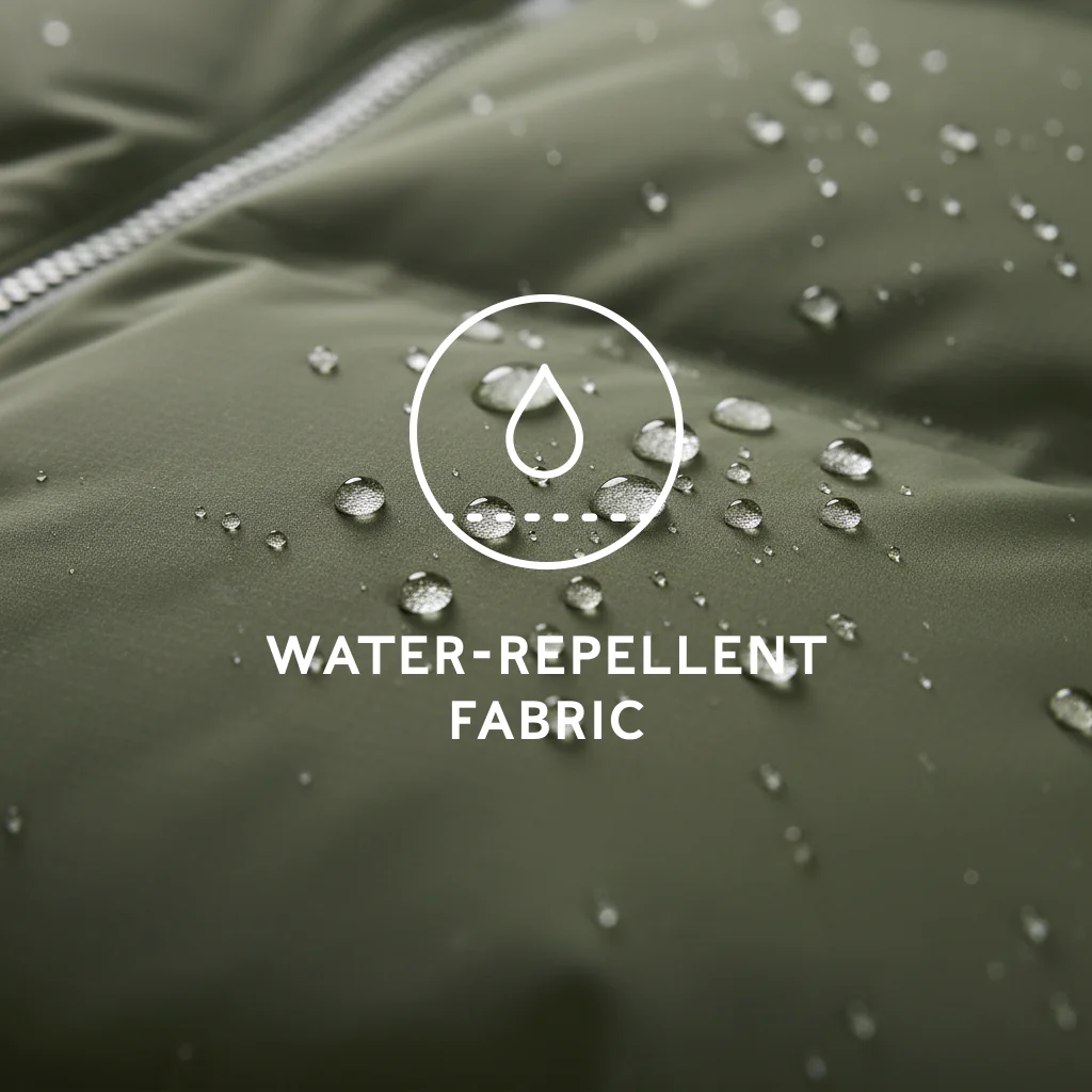 Dina Womens Shower Resistant Insulated Jacket - Dark Green - Image 8