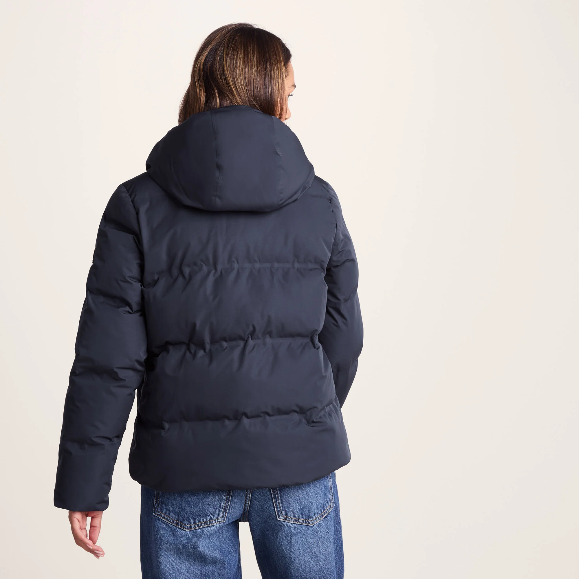 Dina Womens Shower Resistant Insulated Jacket - Dark Indigo - Image 3