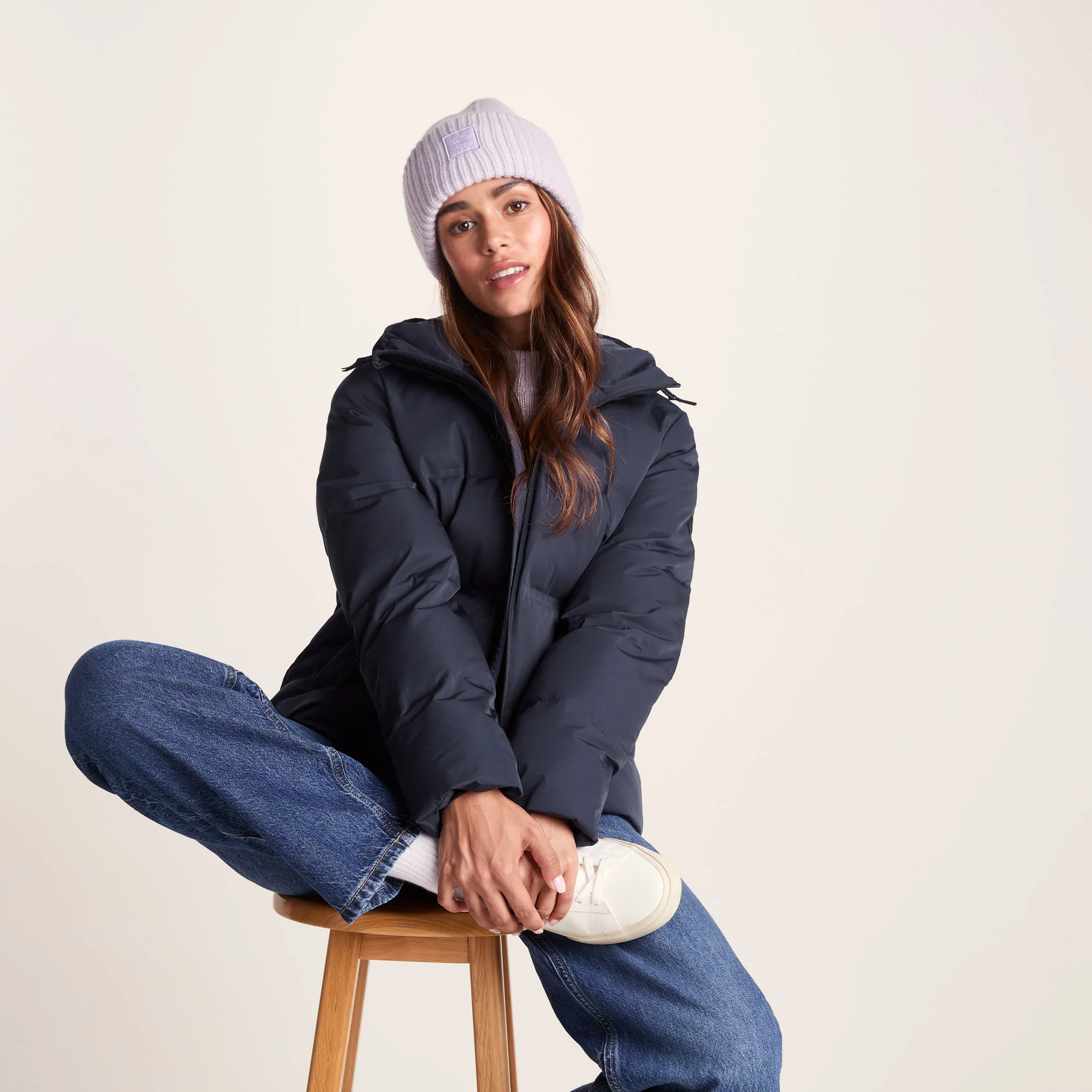 Dina Womens Shower Resistant Insulated Jacket - Dark Indigo - Image 4