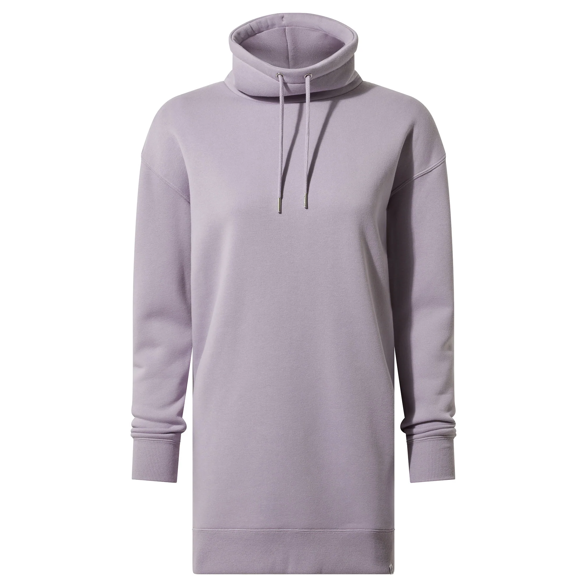 Drakeford Womens Supersoft Longline Sweat - Lavender Grey - Image 7