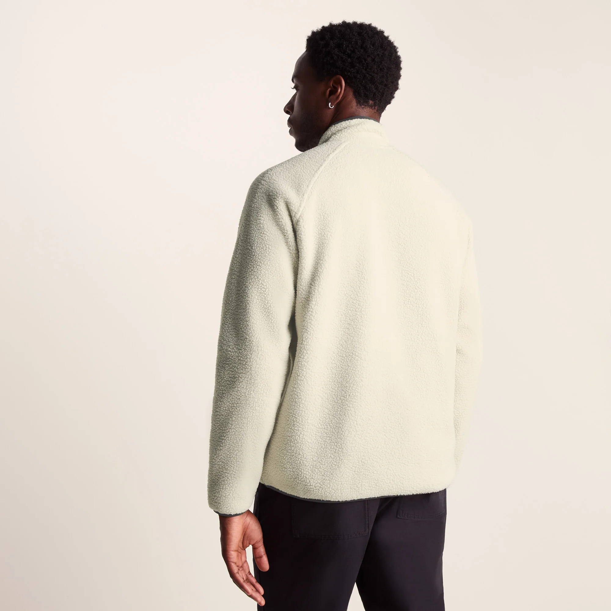 Eldon Mens Sherpa Fleece - Warm Cloud - Image 5